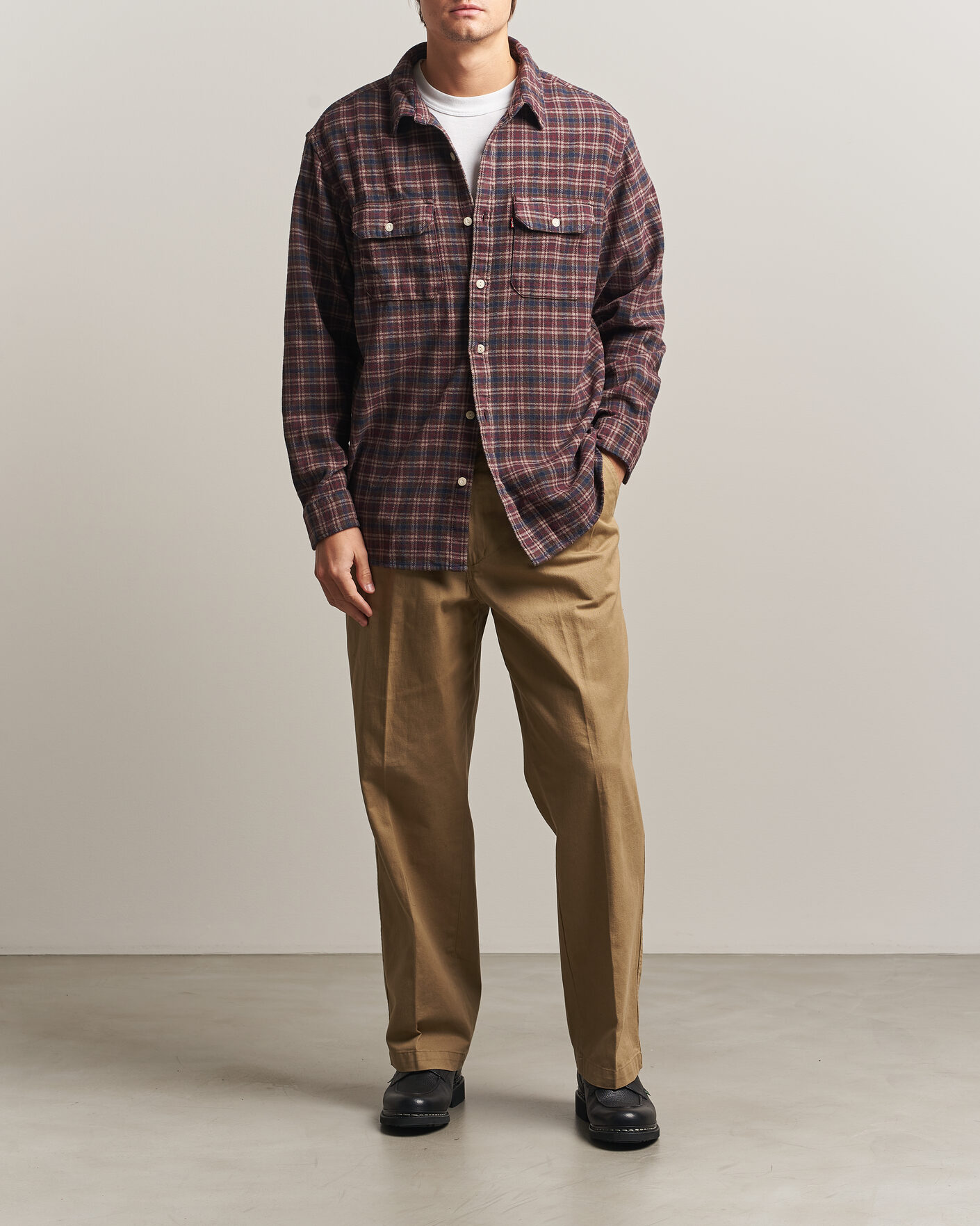 Homme | Chemises | Levi's | Jackson Worker Shirt Vineyard Wine