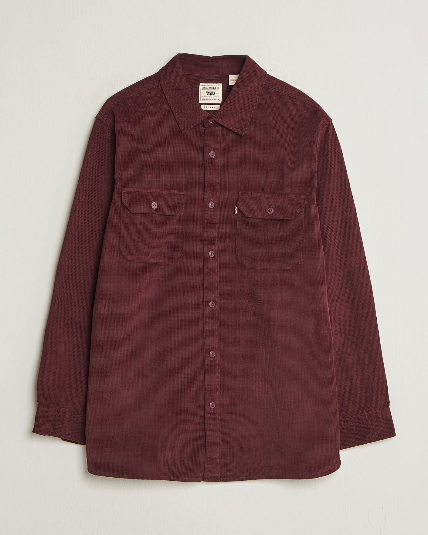 Homme | Chemises | Levi's | Jackson Corduroy Worker Shirt Vineyard Wine
