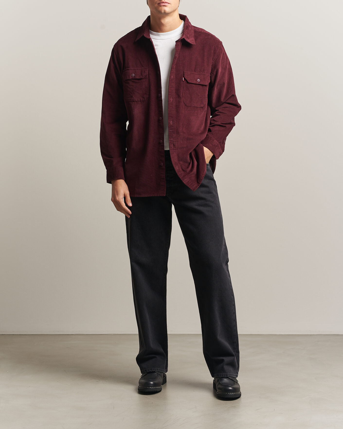 Homme | Chemises | Levi's | Jackson Corduroy Worker Shirt Vineyard Wine