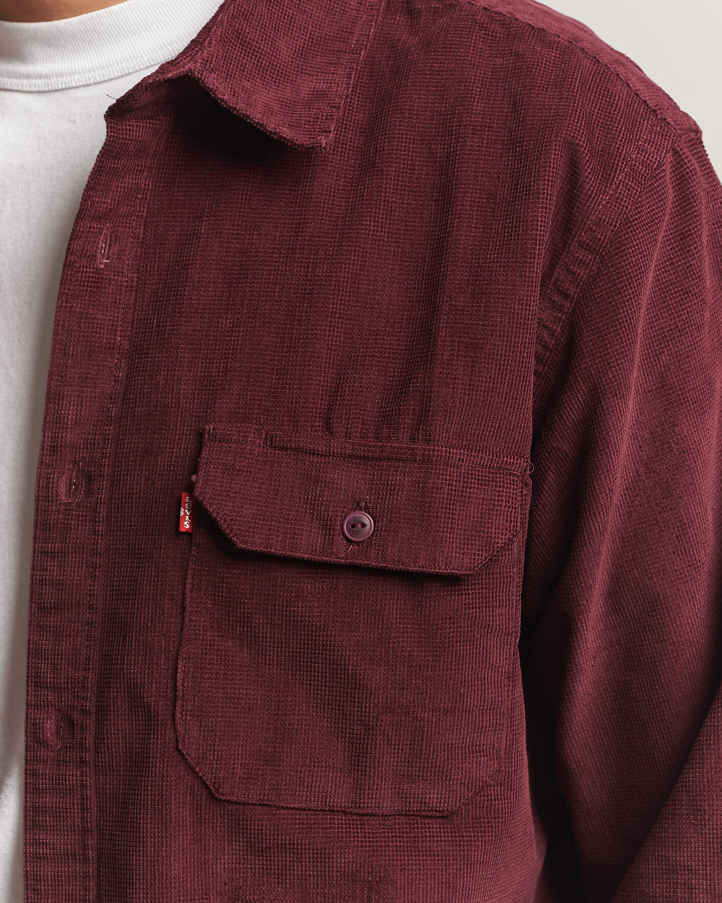 Homme | Chemises | Levi's | Jackson Corduroy Worker Shirt Vineyard Wine