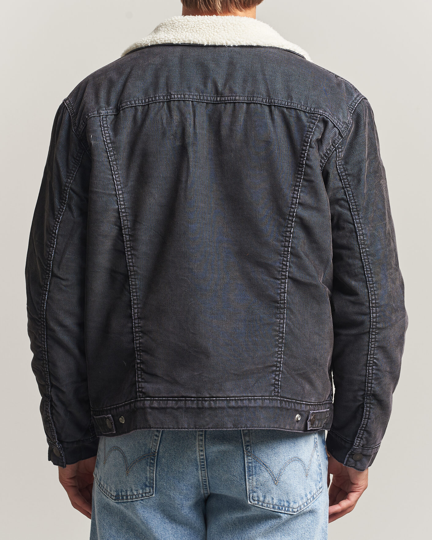 Homme | Manteaux Et Vestes | Levi's | Type 3 Sherpa Trucker Worn-In Delft Steelhead
