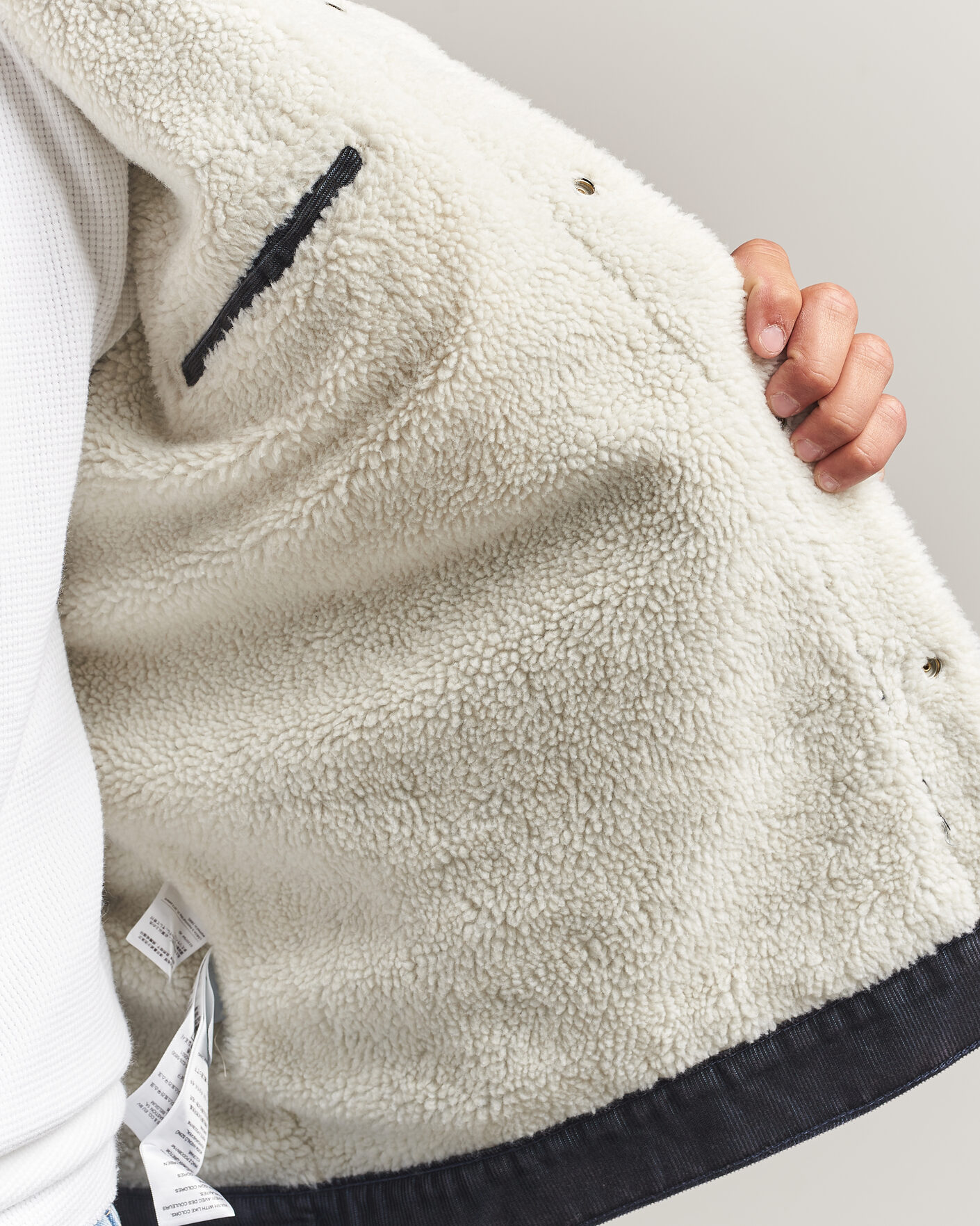 Homme | Manteaux Et Vestes | Levi's | Type 3 Sherpa Trucker Worn-In Delft Steelhead