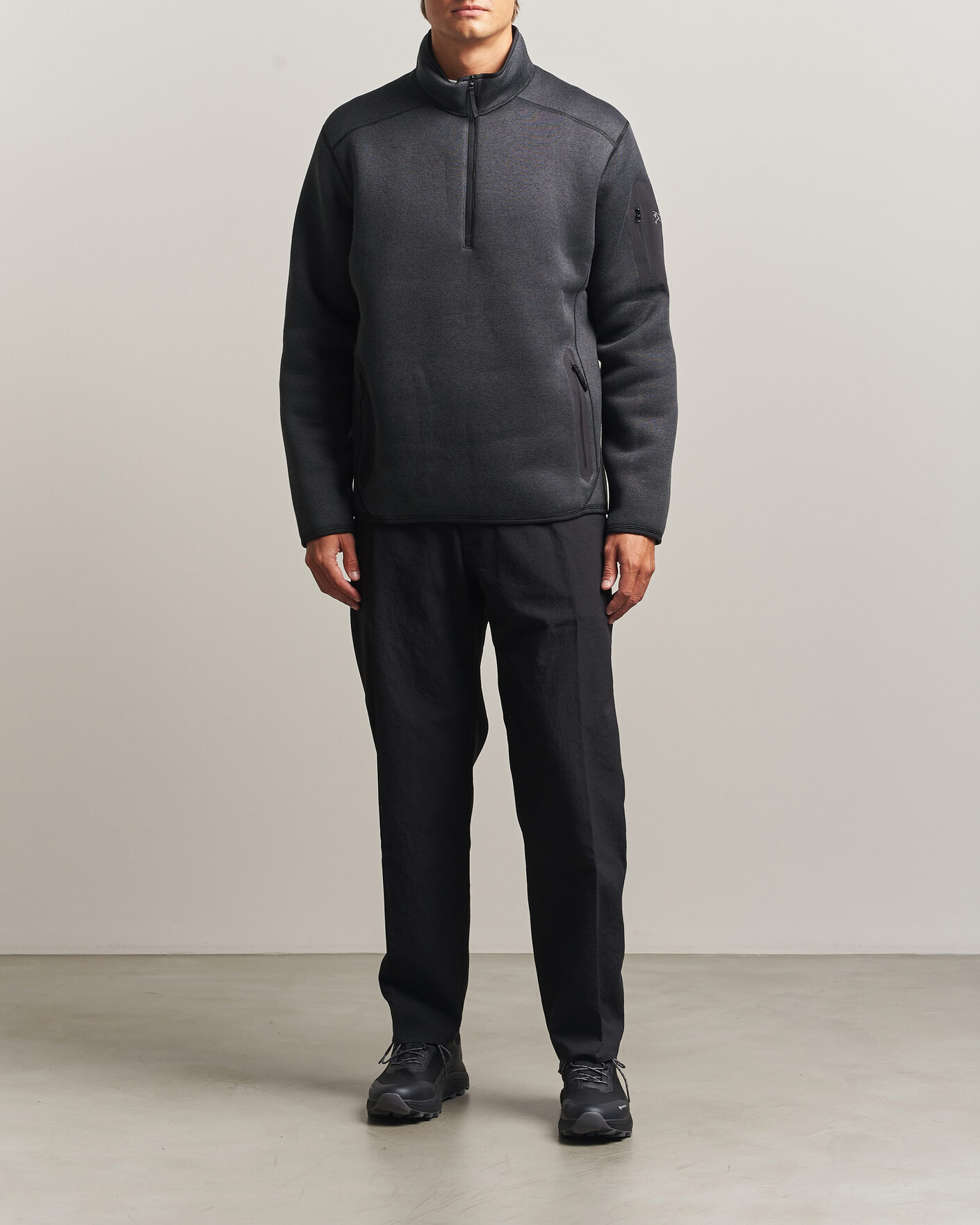 Homme | Pulls Et Tricots | Arc'teryx | Covert Half Zip Black Heather