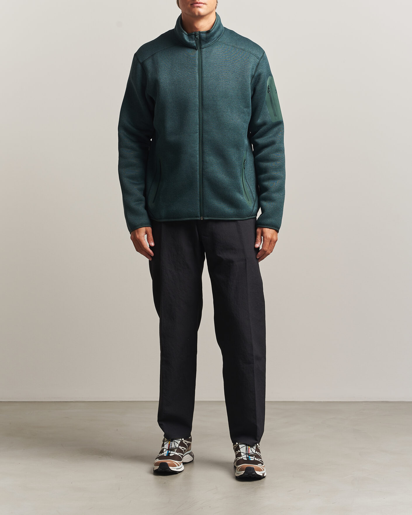 Homme | Pulls Et Tricots | Arc'teryx | Covert Full Zip Dark Jade Heather