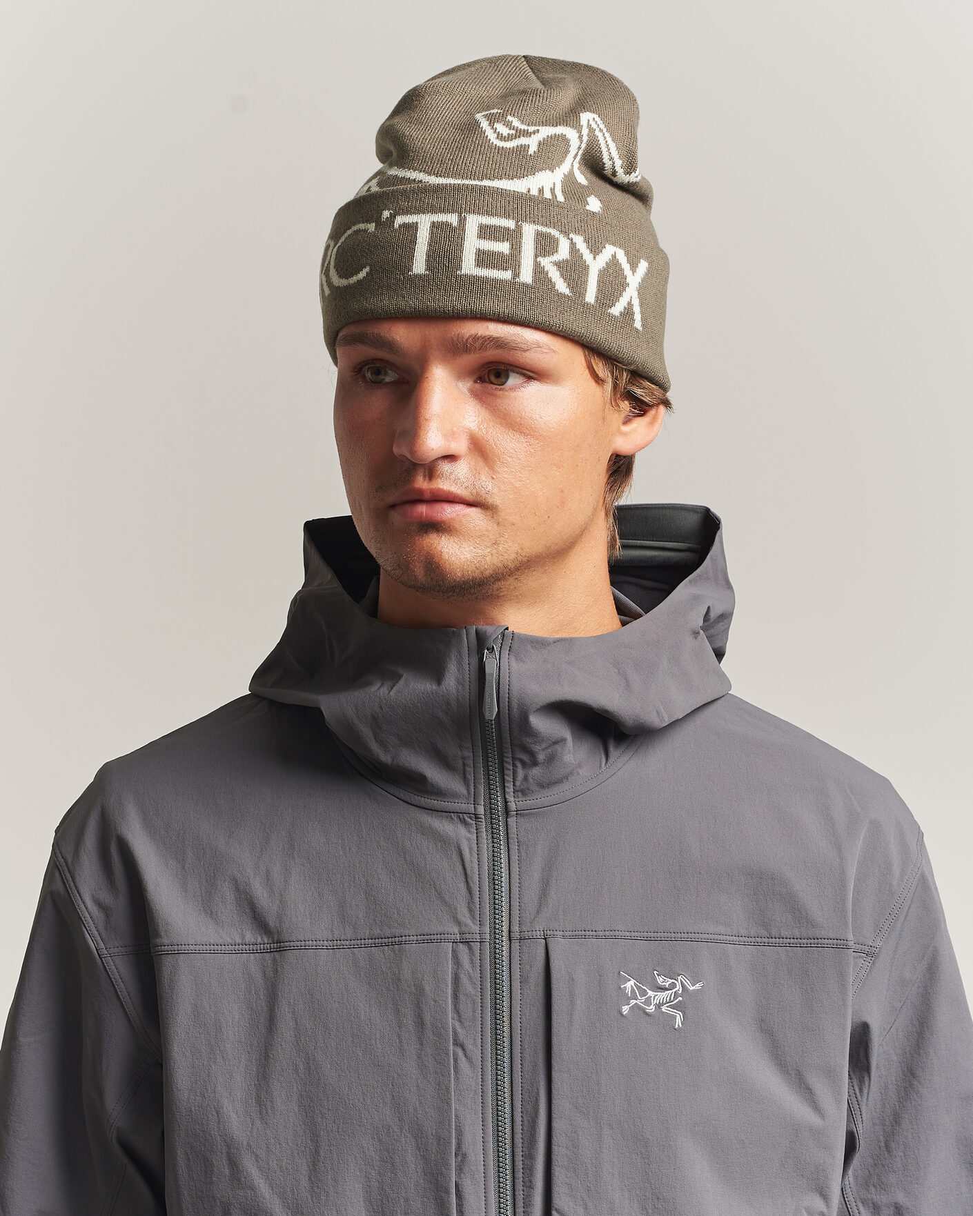 Homme | Bonnets | Arc'teryx | Bird Word Beanie Mongoose/Sea Salt