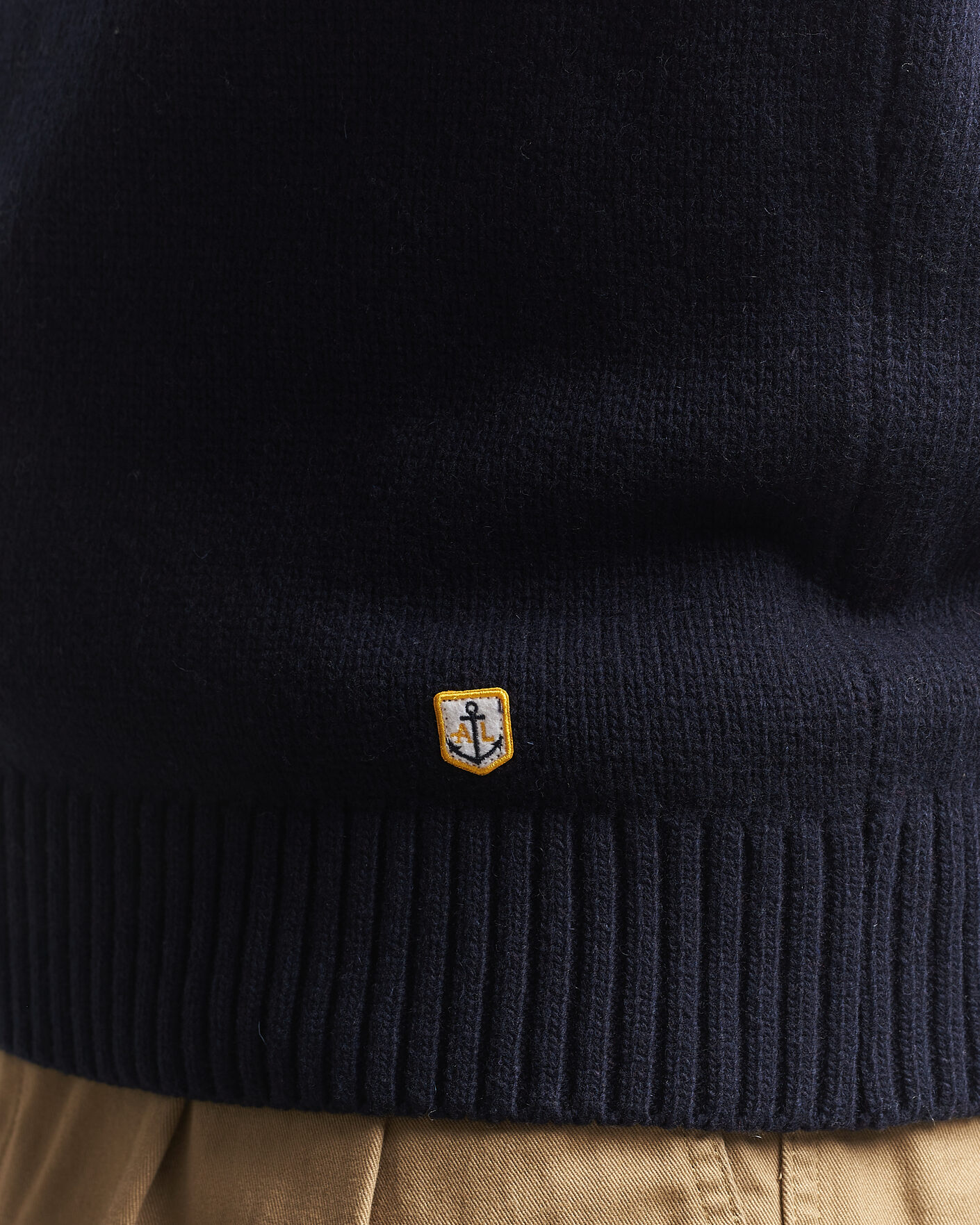 Homme | Pulls Et Tricots | Armor-lux | Wool Knitted Half Zip Navy