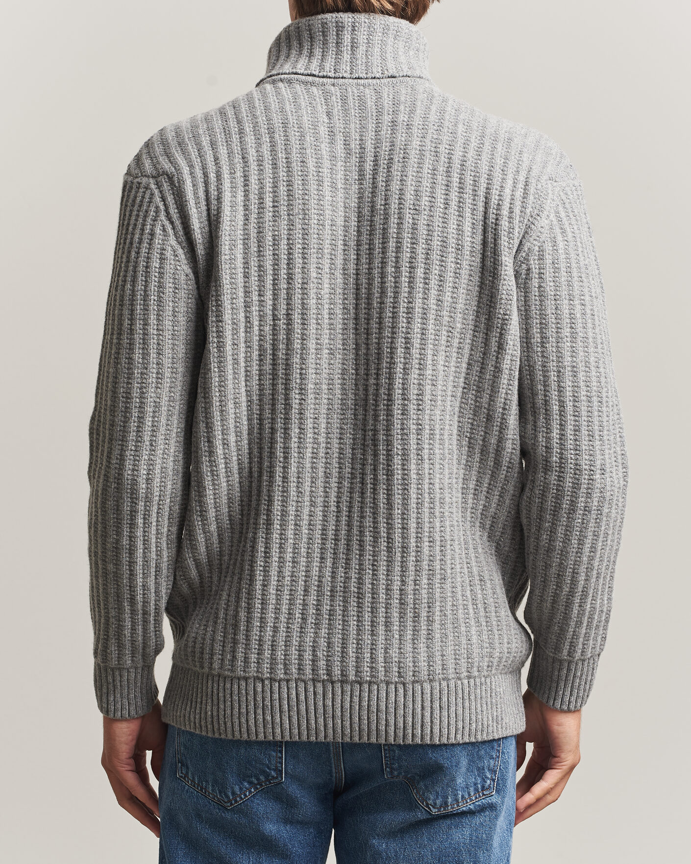 Homme | Pulls Et Tricots | Armor-lux | Wool Knitted Rollneck Slate