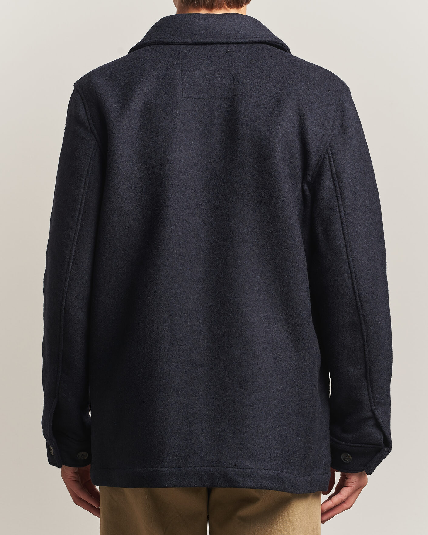 Homme | Manteaux Et Vestes | Armor-lux | Wool Shirt Jacket Rich Navy