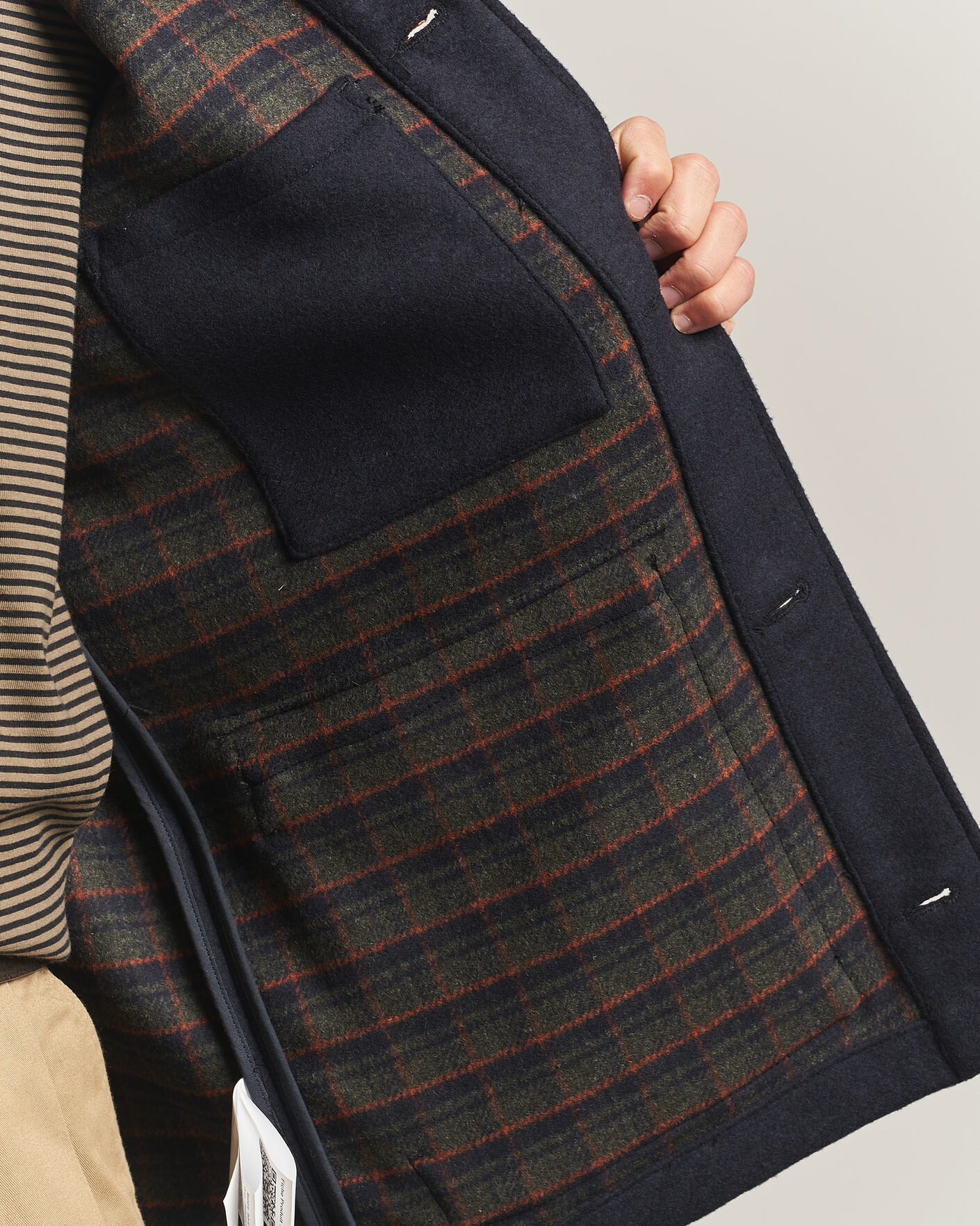 Homme | Manteaux Et Vestes | Armor-lux | Wool Shirt Jacket Rich Navy