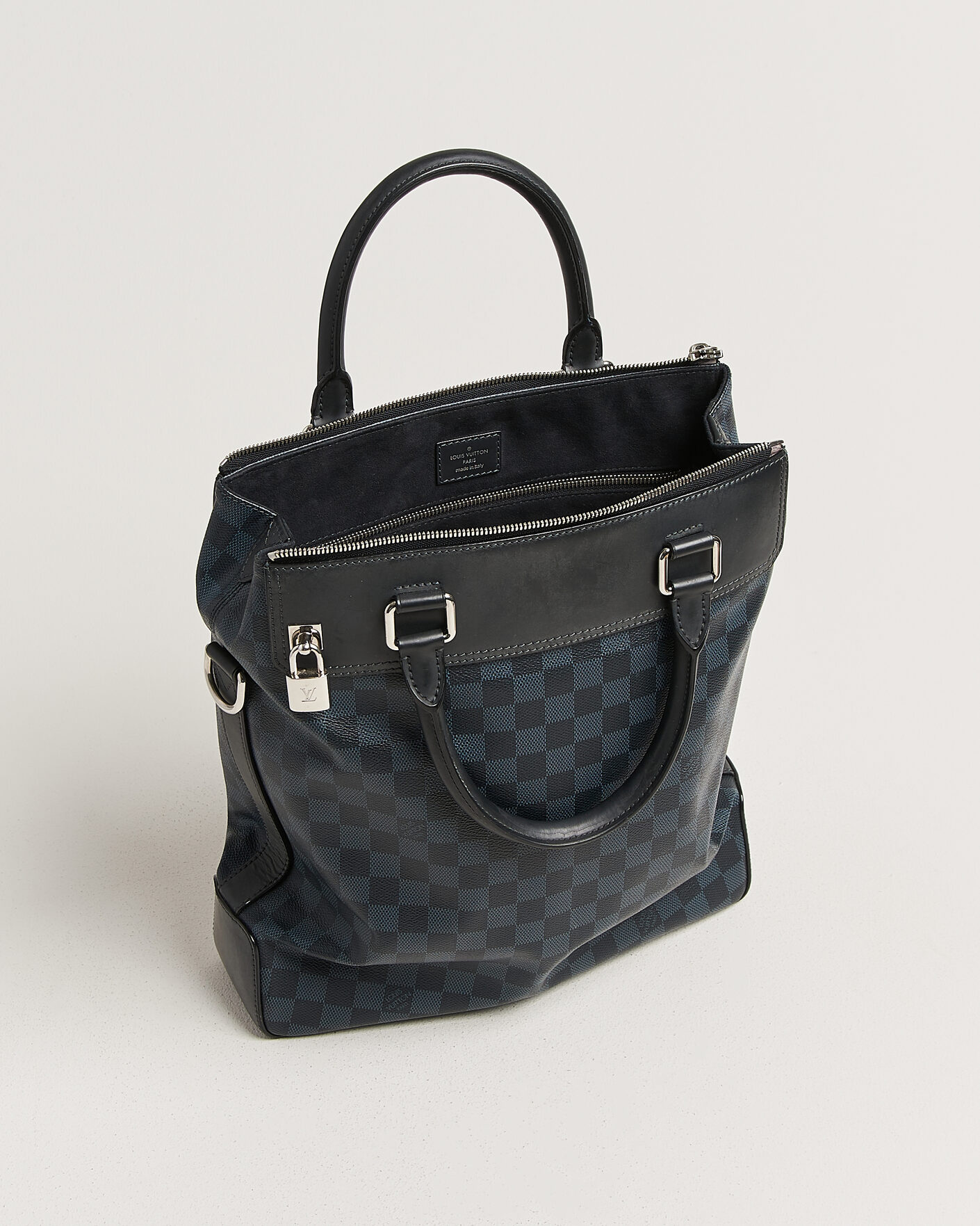 Homme | Pre-Owned & Vintage Bags | Louis Vuitton Pre-Owned | Greenwich Tote Bag Damier Cobalt