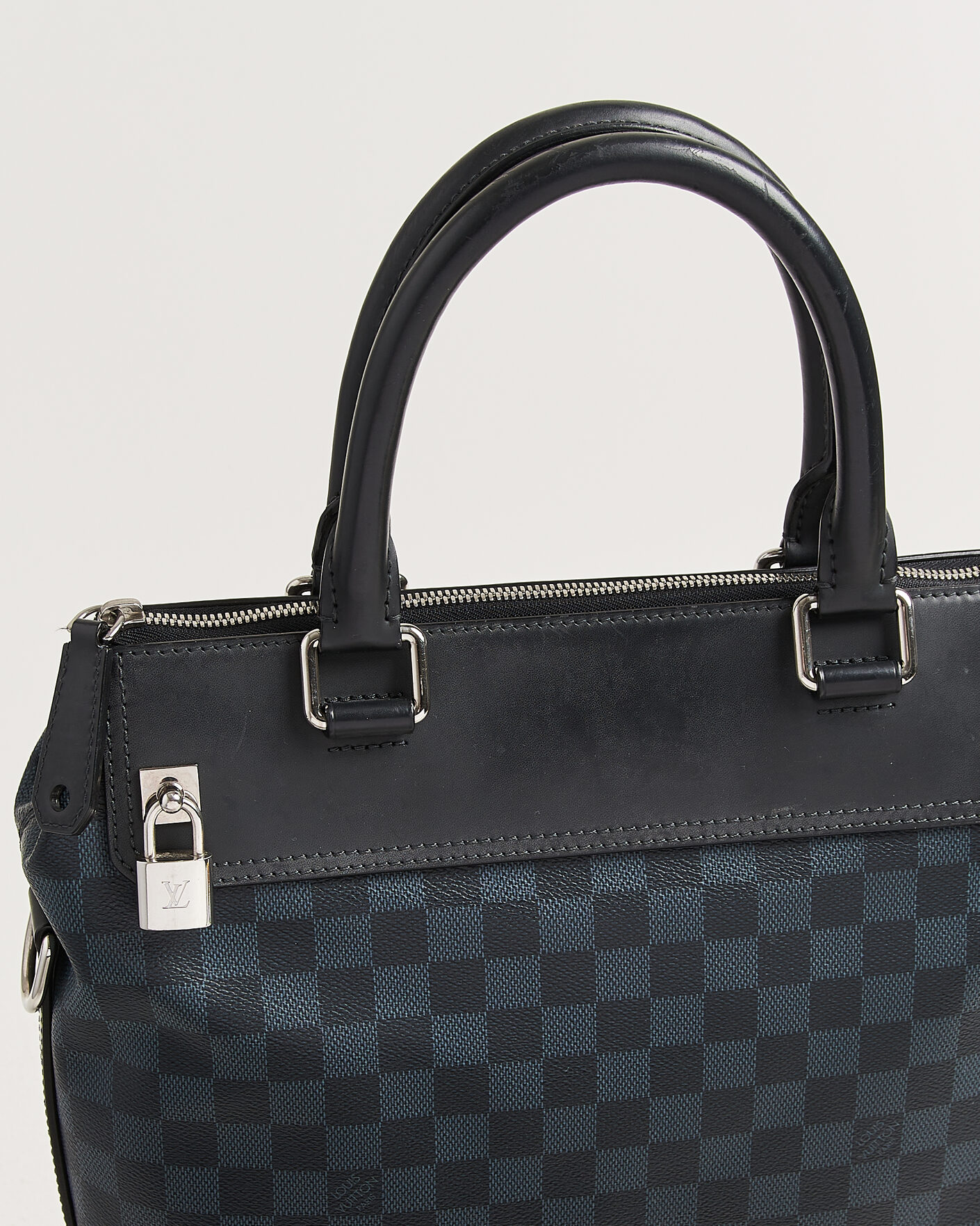 Homme | Pre-Owned & Vintage Bags | Louis Vuitton Pre-Owned | Greenwich Tote Bag Damier Cobalt