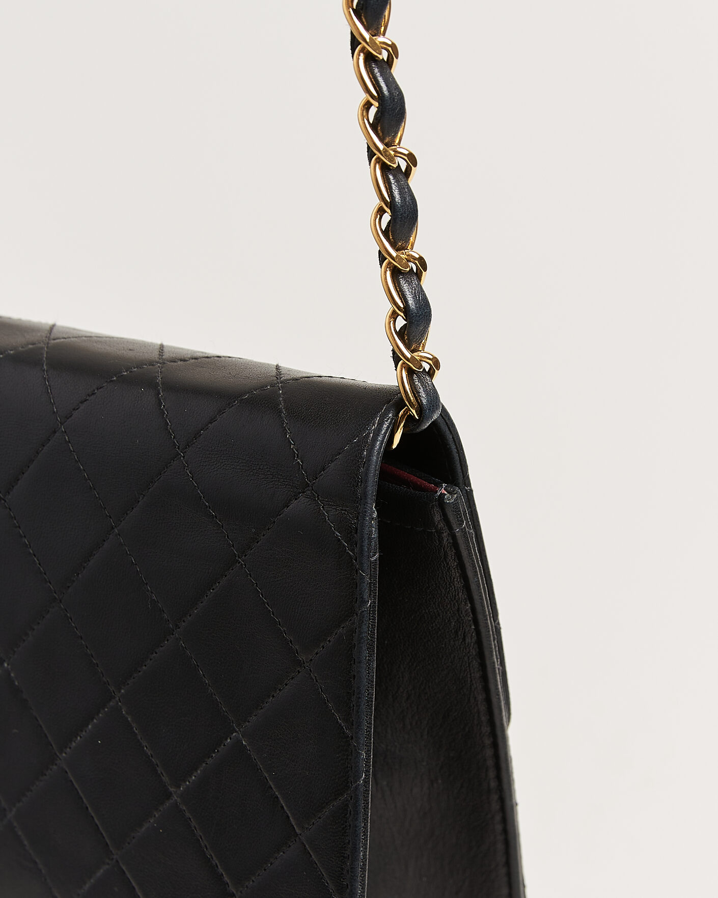 Homme | Pre-Owned & Vintage Bags | Chanel Pre-Owned | Single Flap Bag Black