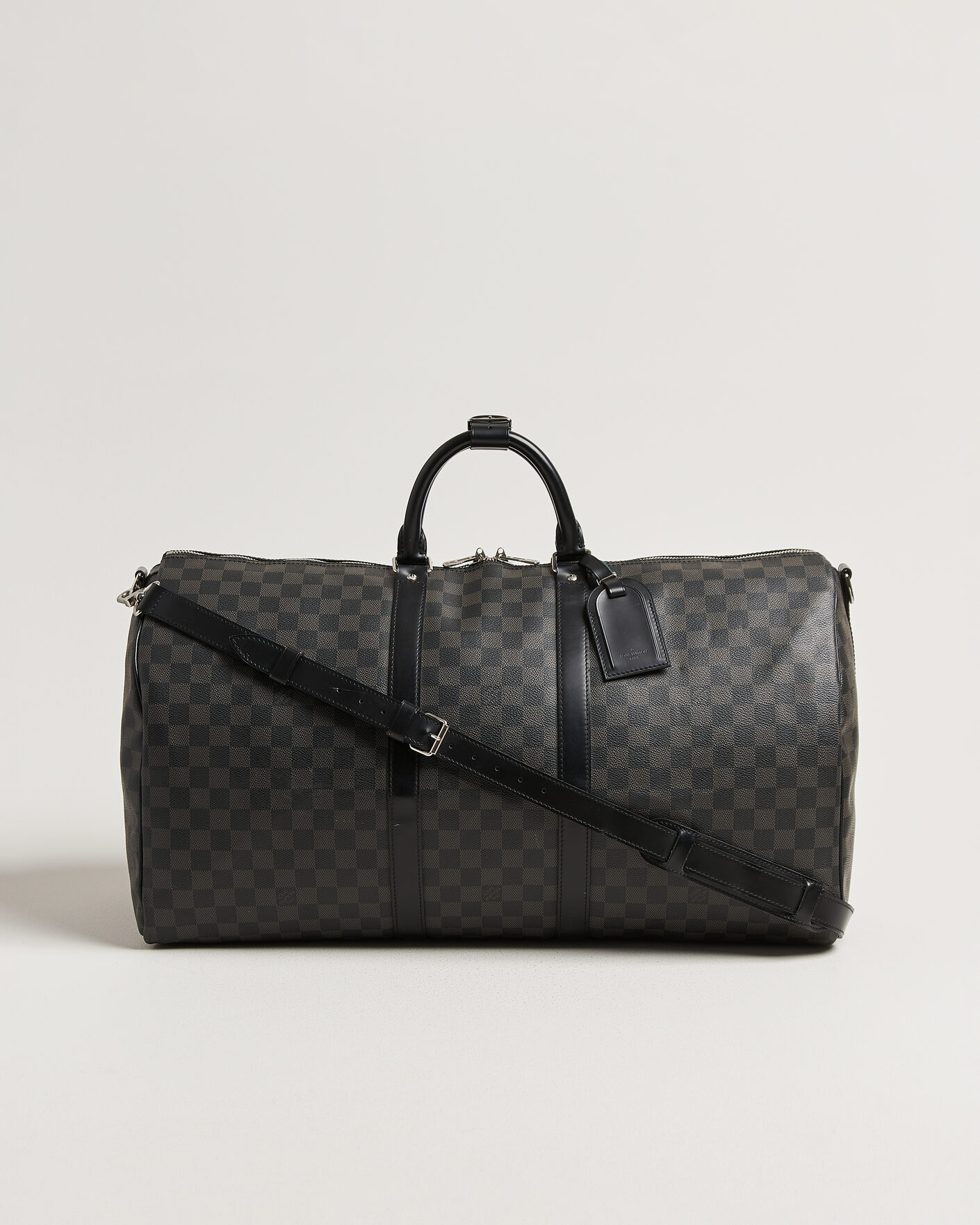 Homme | Pre-Owned & Vintage Bags | Louis Vuitton Pre-Owned | Keepall Bandouliére 55 Damier Graphite