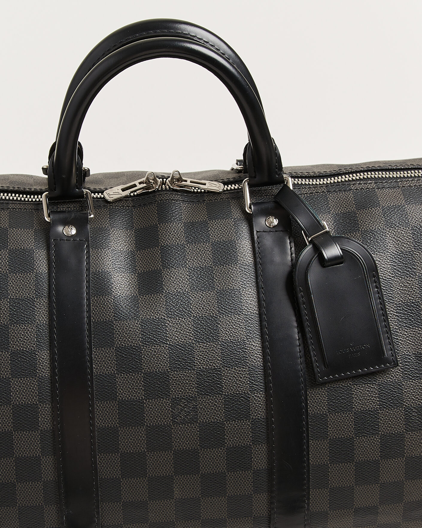 Homme | Pre-Owned & Vintage Bags | Louis Vuitton Pre-Owned | Keepall Bandouliére 55 Damier Graphite