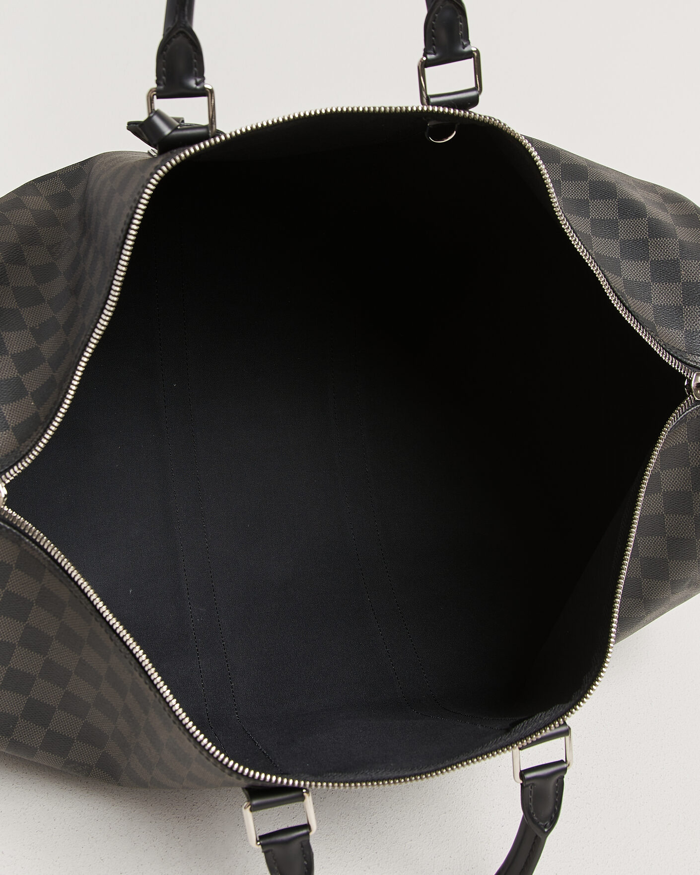Homme | Pre-Owned & Vintage Bags | Louis Vuitton Pre-Owned | Keepall Bandouliére 55 Damier Graphite