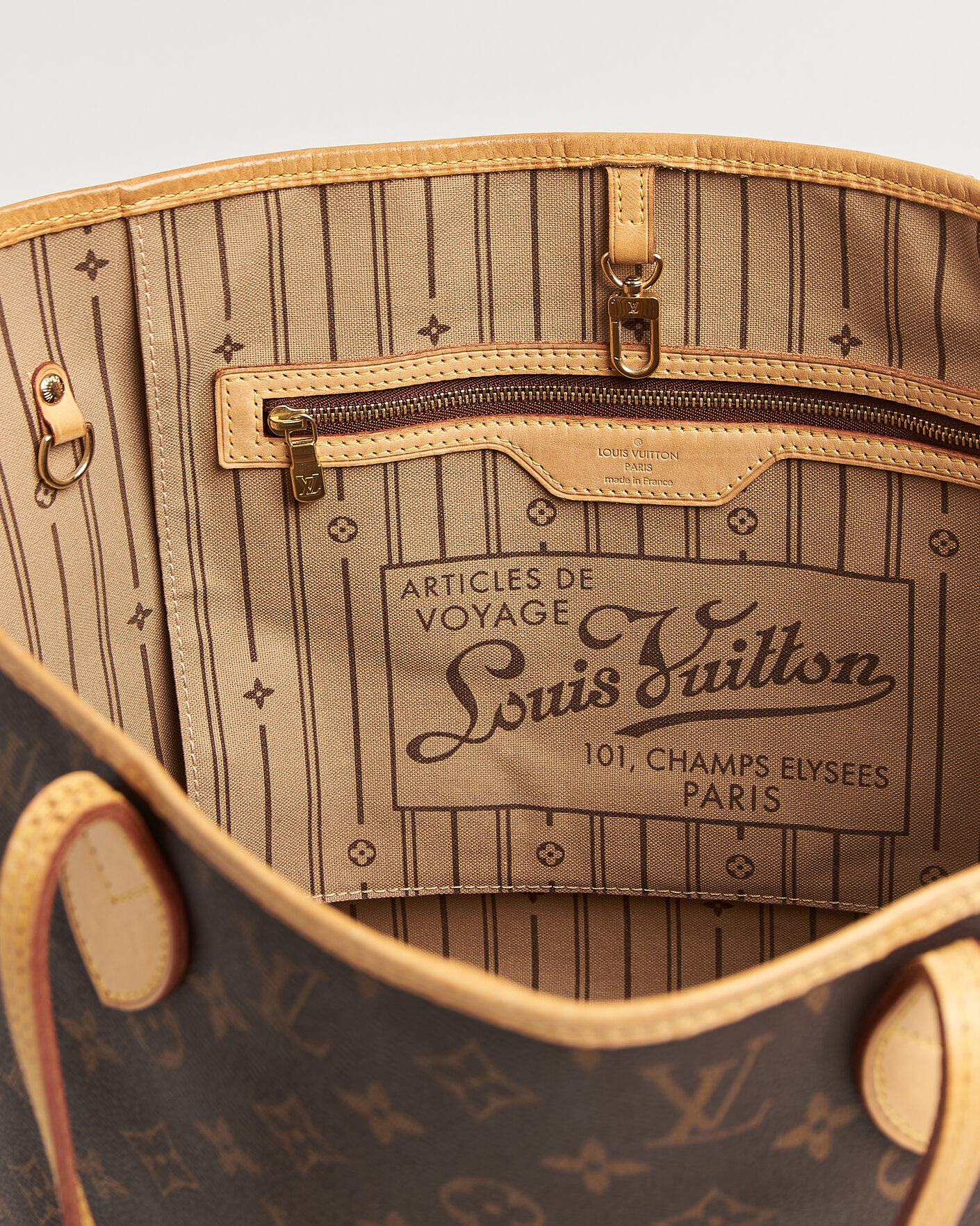 Homme | Pre-Owned & Vintage Bags | Louis Vuitton Pre-Owned | Neverfull MM Monogram