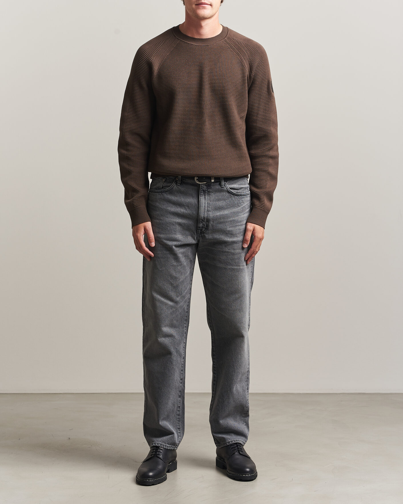 Homme | Pulls Et Tricots | Belstaff | Bradwell Cotton Knitted Crew Neck Army Olive