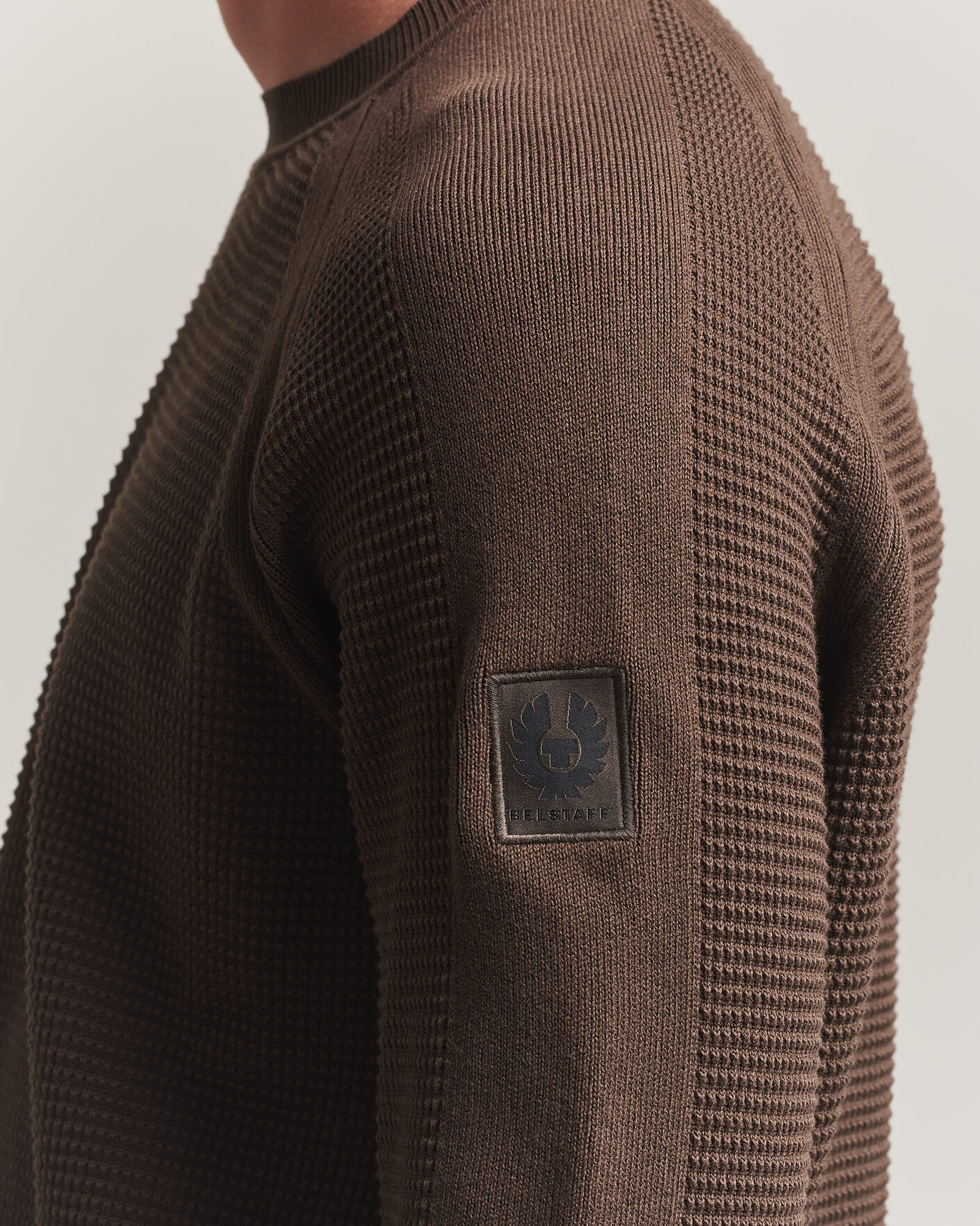 Homme | Pulls Et Tricots | Belstaff | Bradwell Cotton Knitted Crew Neck Army Olive