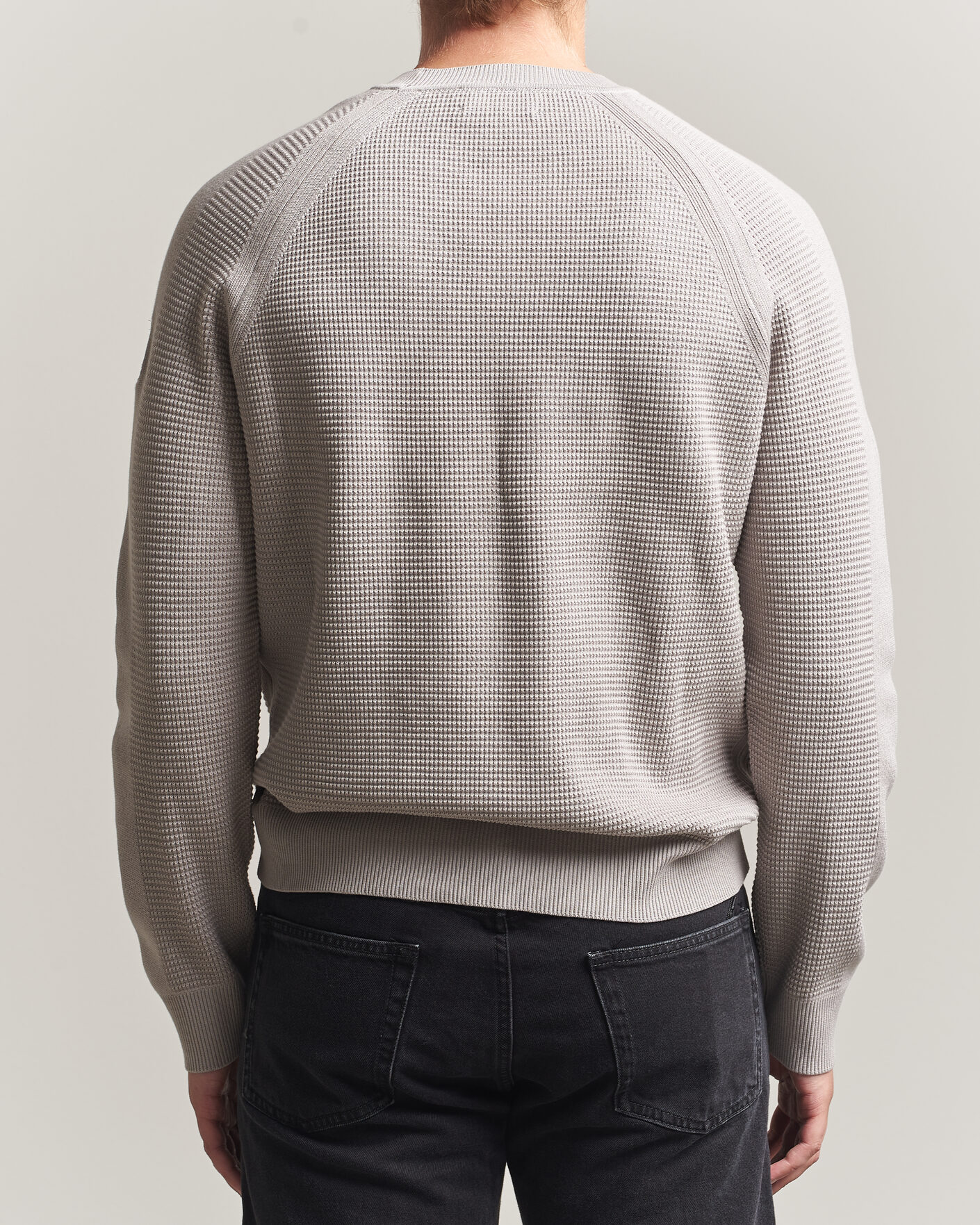 Homme | Pulls Et Tricots | Belstaff | Bradwell Cotton Knitted Crew Neck Concrete