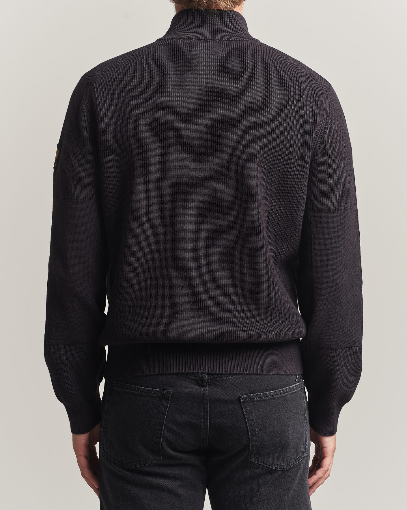 Homme | Pulls Et Tricots | Belstaff | Commander Knitted Full Zip Black