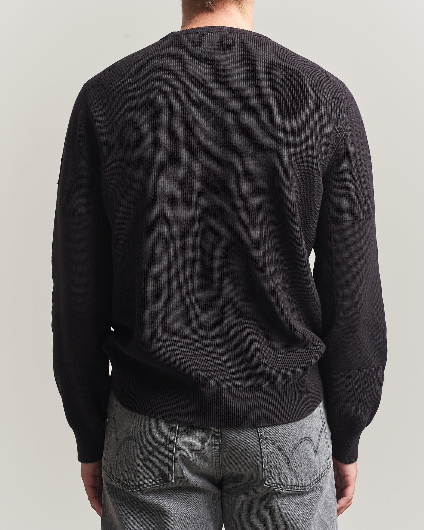Homme | Pulls Et Tricots | Belstaff | Commander Knitted Crew Neck Black