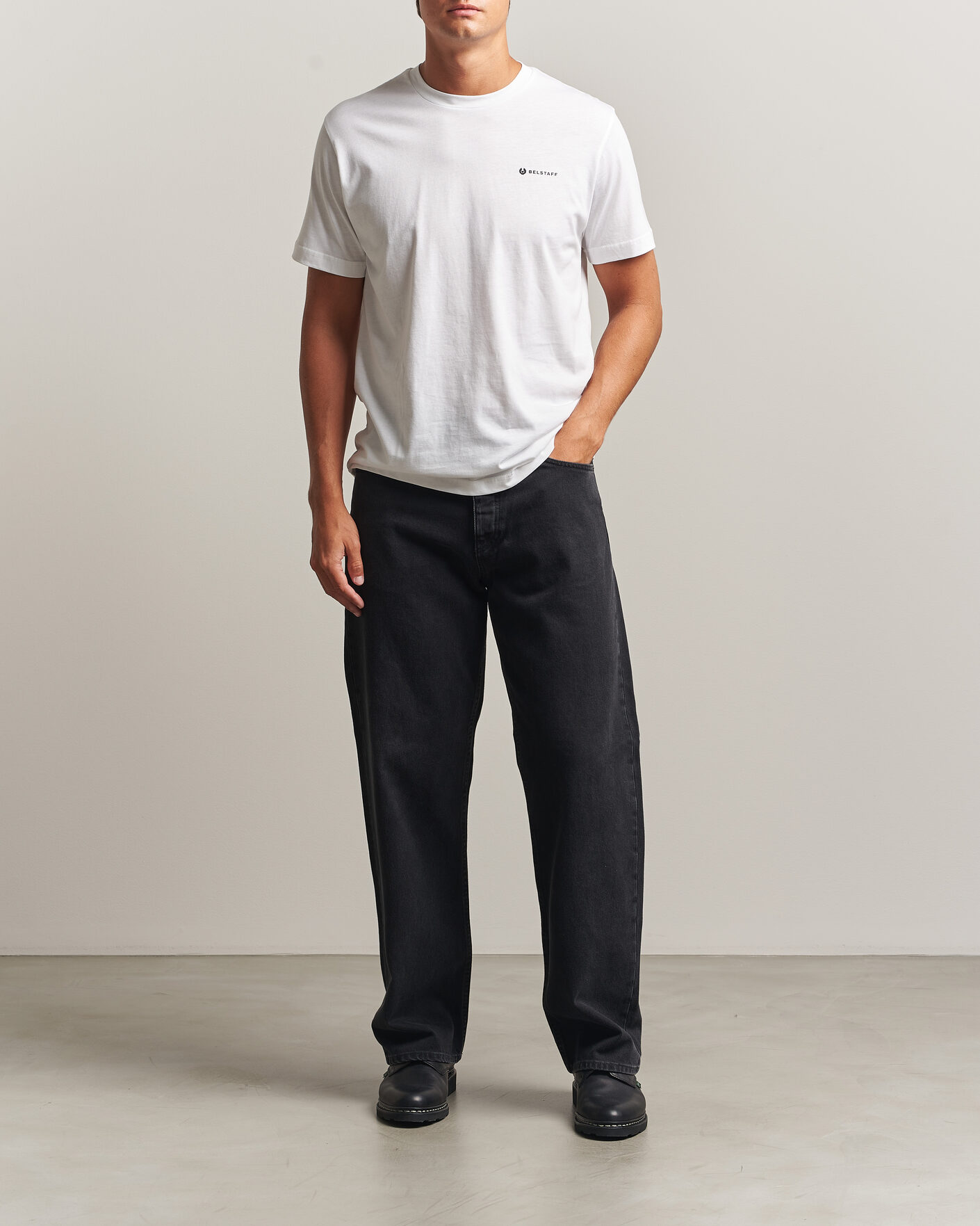 Homme | T-shirts | Belstaff | 3-Pack Crew Neck T-Shirt Black/Dark Ink/White