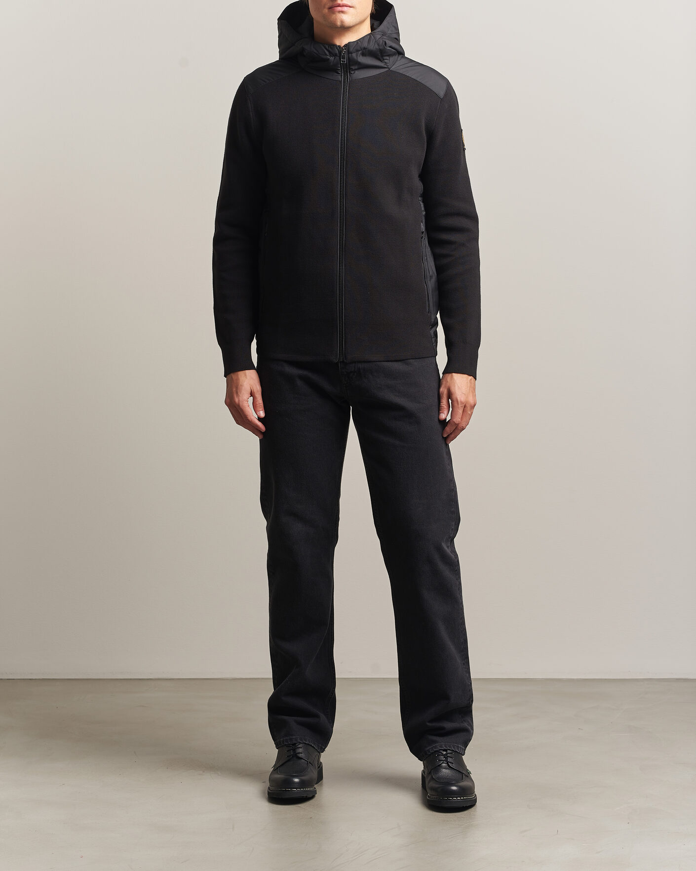 Homme | Manteaux Et Vestes | Belstaff | Console Hooded Hybrid Jacket Black