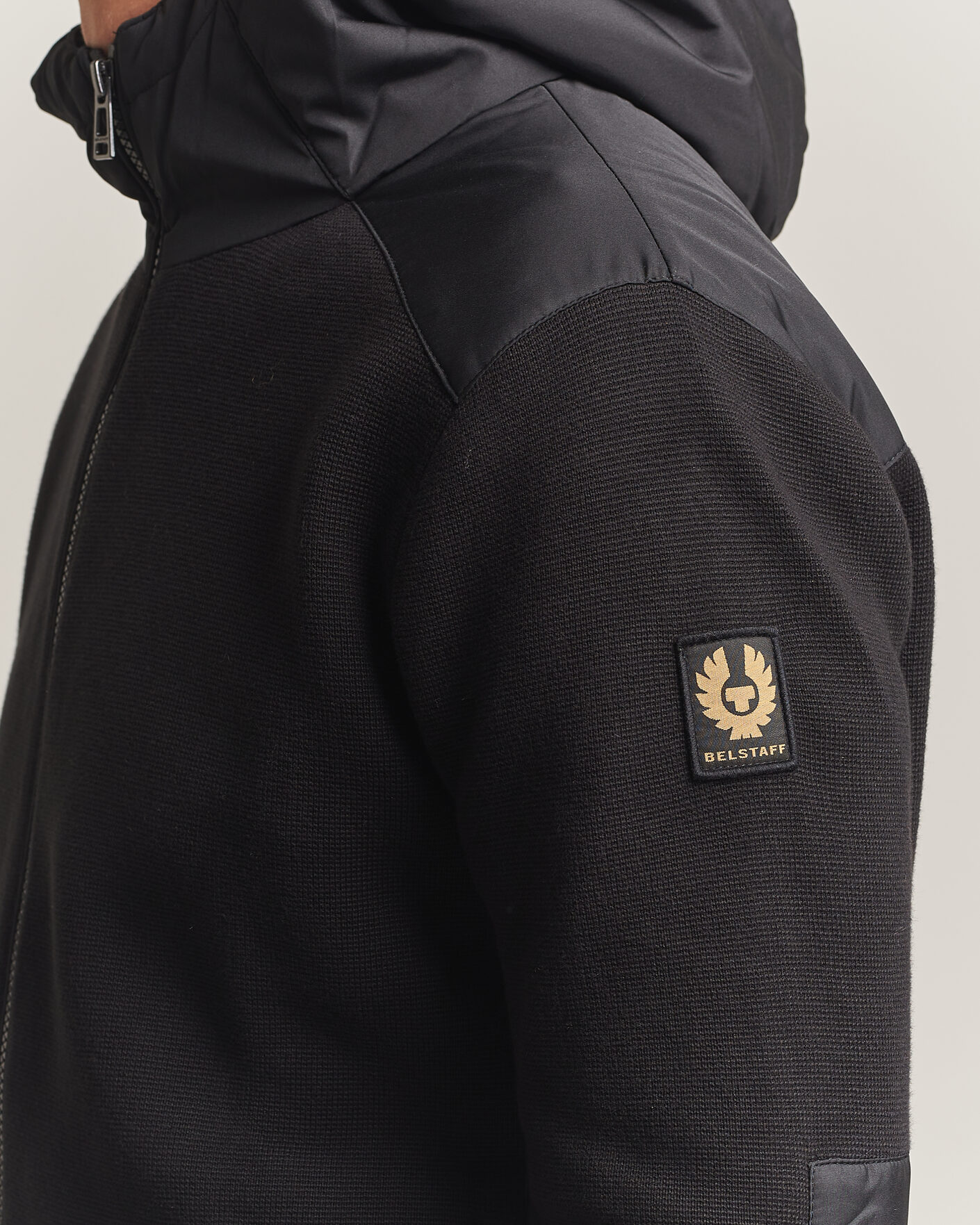 Homme | Manteaux Et Vestes | Belstaff | Console Hooded Hybrid Jacket Black