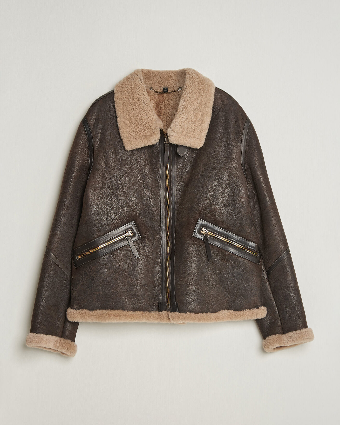 Homme | Manteaux Et Vestes | Belstaff | Winterbrook Shearling Jacket Dark Brown