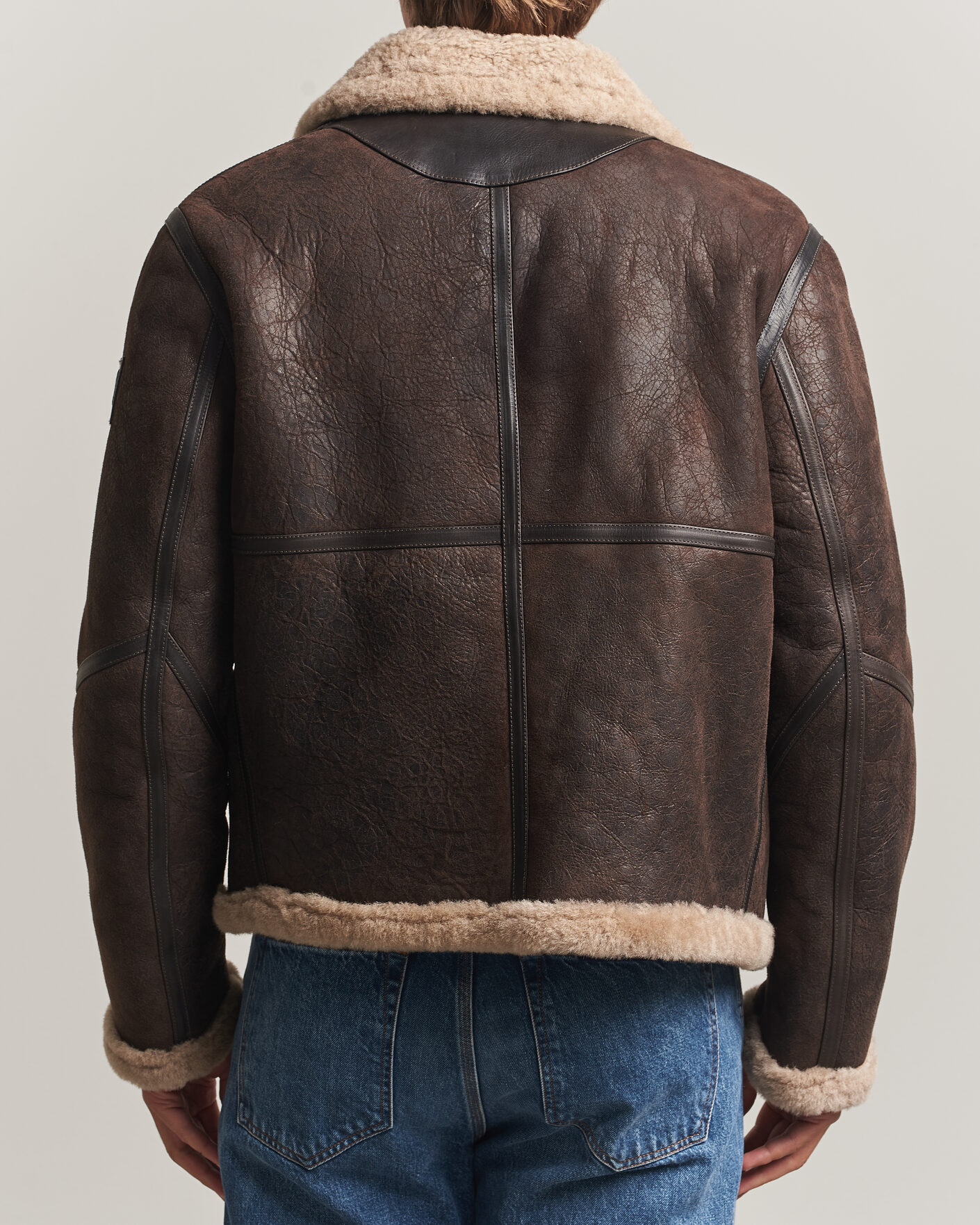 Homme | Manteaux Et Vestes | Belstaff | Winterbrook Shearling Jacket Dark Brown