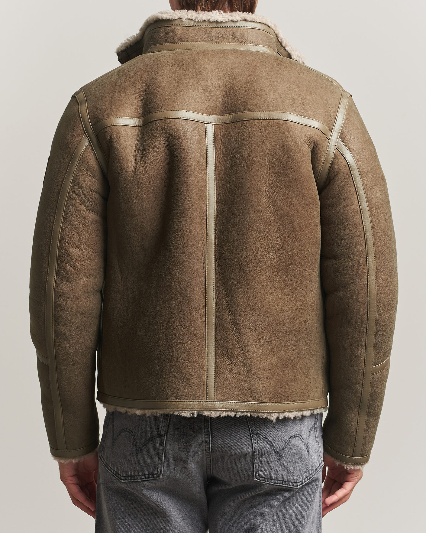 Homme | Manteaux Et Vestes | Belstaff | Highland Shearling Jacket Dark Dusty Taupe