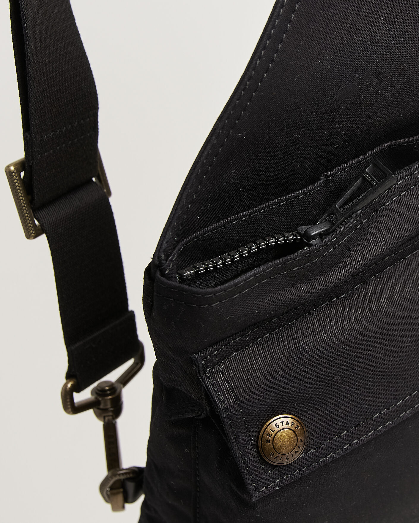 Homme | Sacs | Belstaff | Trailmaster Waxed Crossbody Bag Black