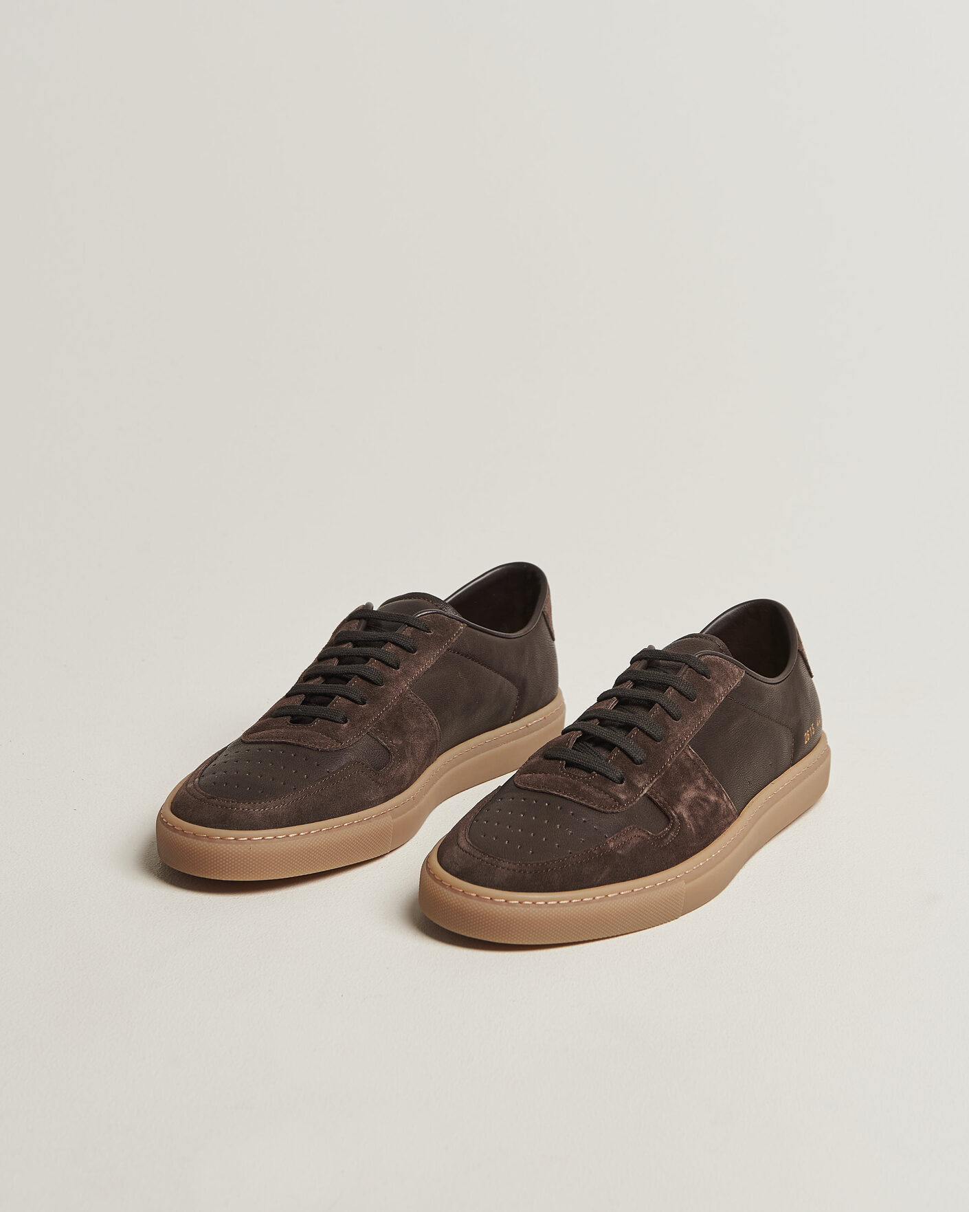 Homme | Baskets | Common Projects | Bball Duo Leather Sneaker Dark Brown