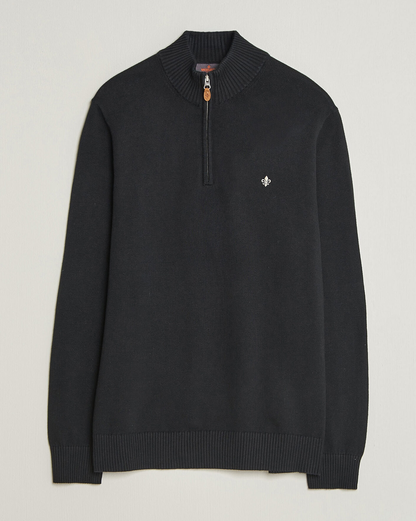 Homme | Pulls Et Tricots | Morris | Darmon Half Zip Black