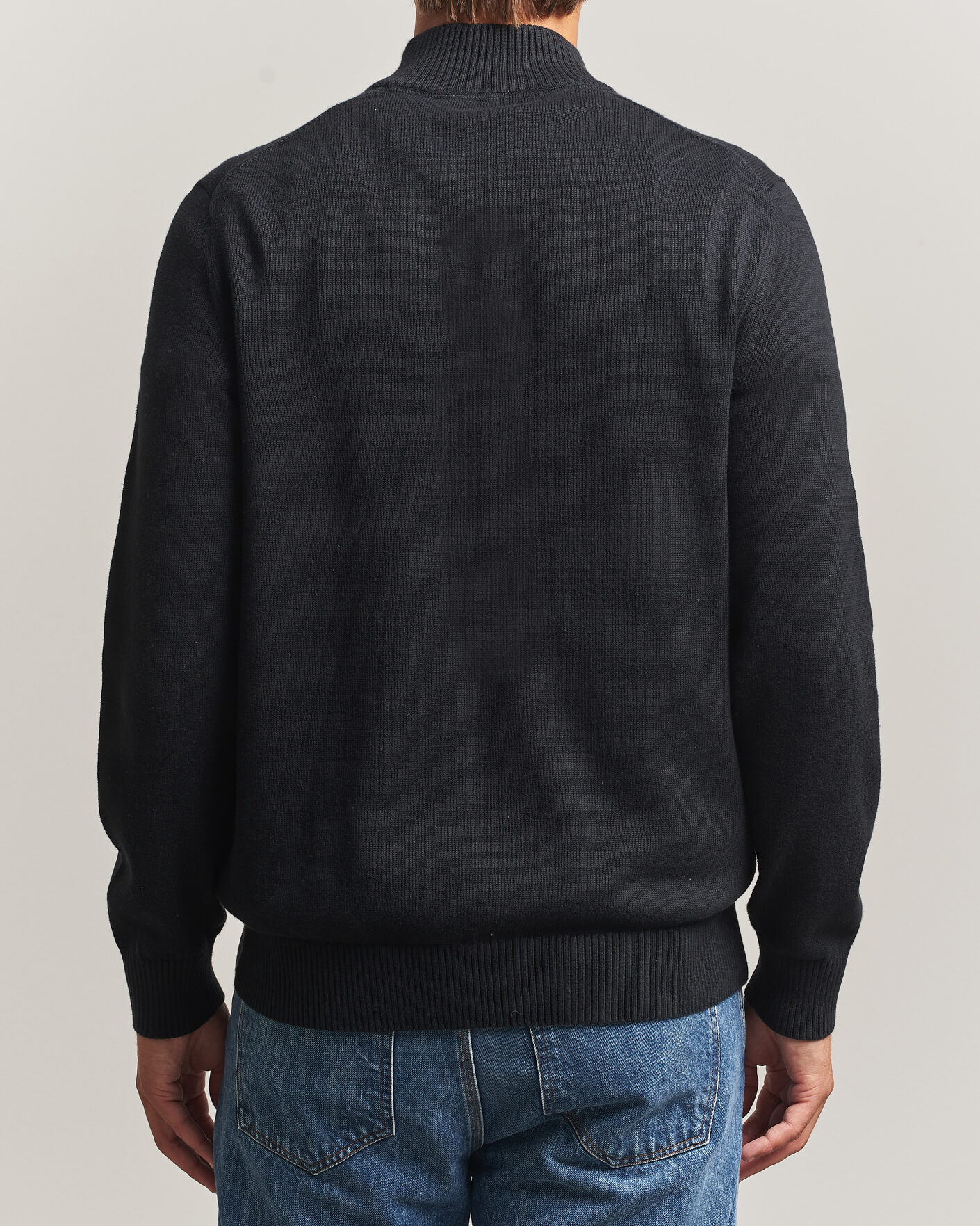 Homme | Pulls Et Tricots | Morris | Darmon Half Zip Black