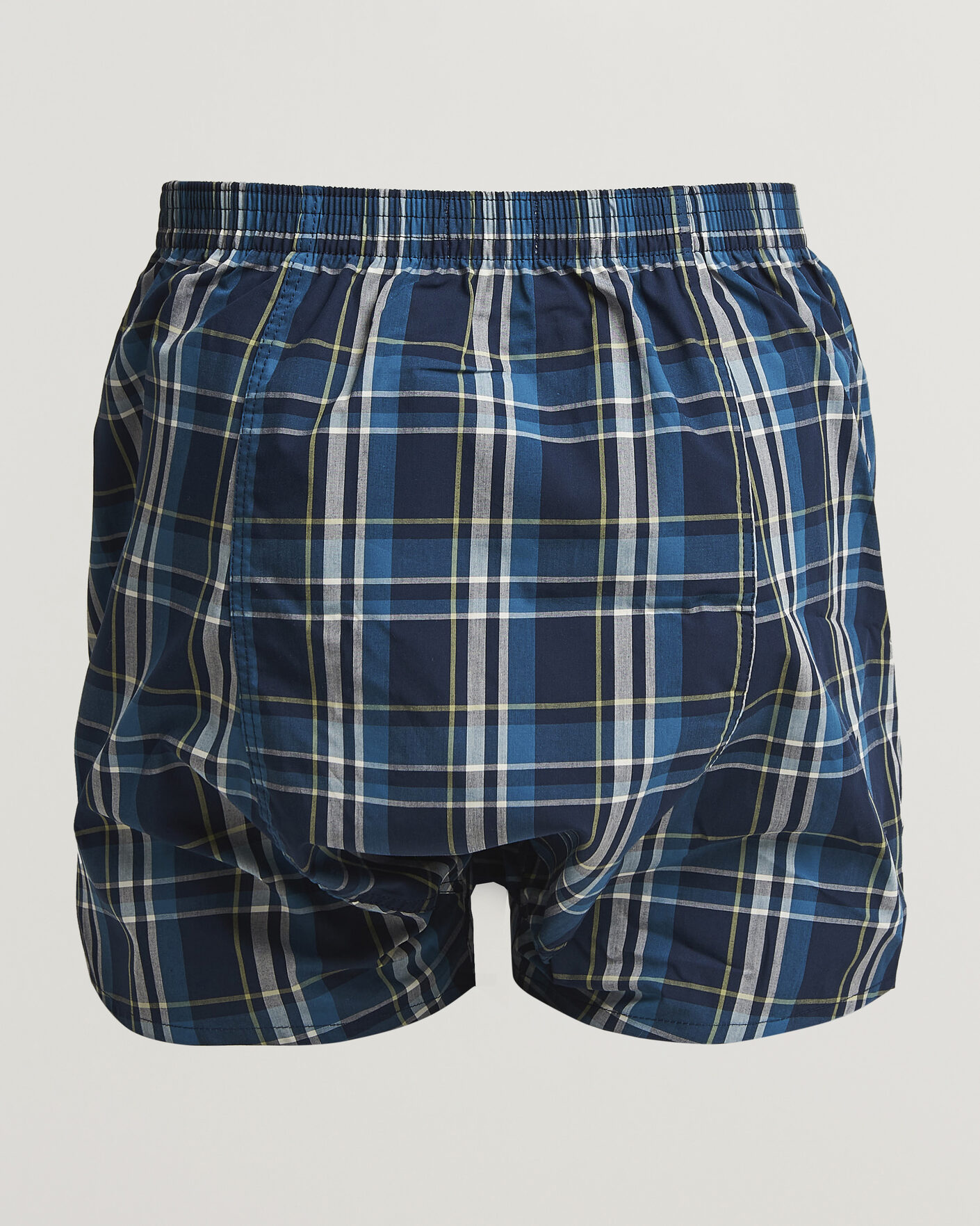 Homme | Sous-Vêtements Et Chaussettes | Derek Rose | Classic Fit Woven Cotton Boxer Shorts Navy