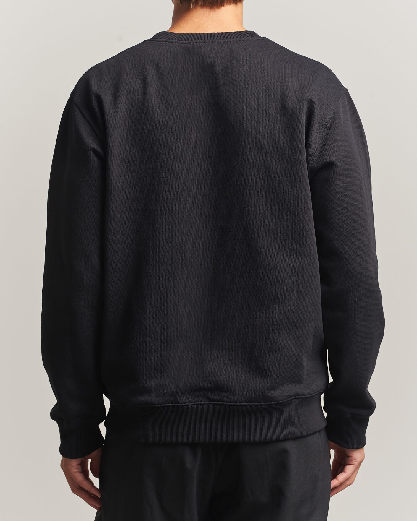 Homme | Pulls Et Tricots | Drôle de Monsieur | Mirror D Embroidered Sweatshirt Black