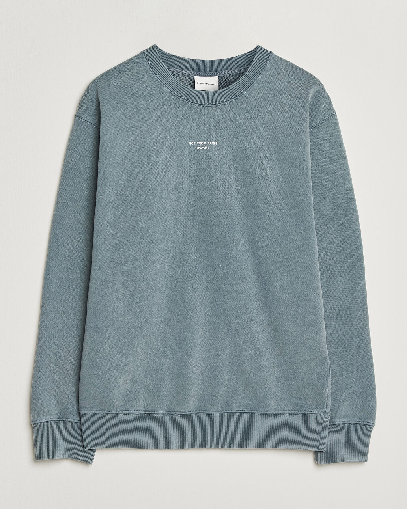 Homme | Pulls Et Tricots | Drôle de Monsieur | Classic Slogan Sweatshirt Dark Grey