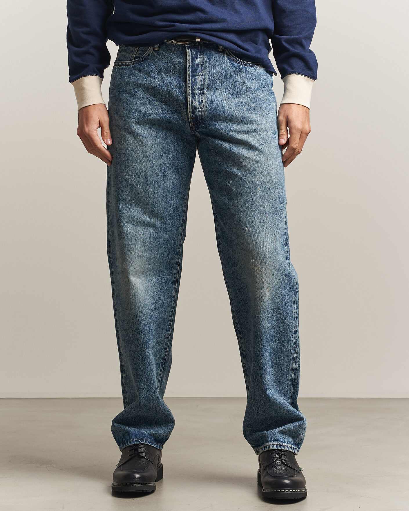 Homme | Pantalons | EDWIN | Loose Straight Rainbow Selvage Jeans Mid Used