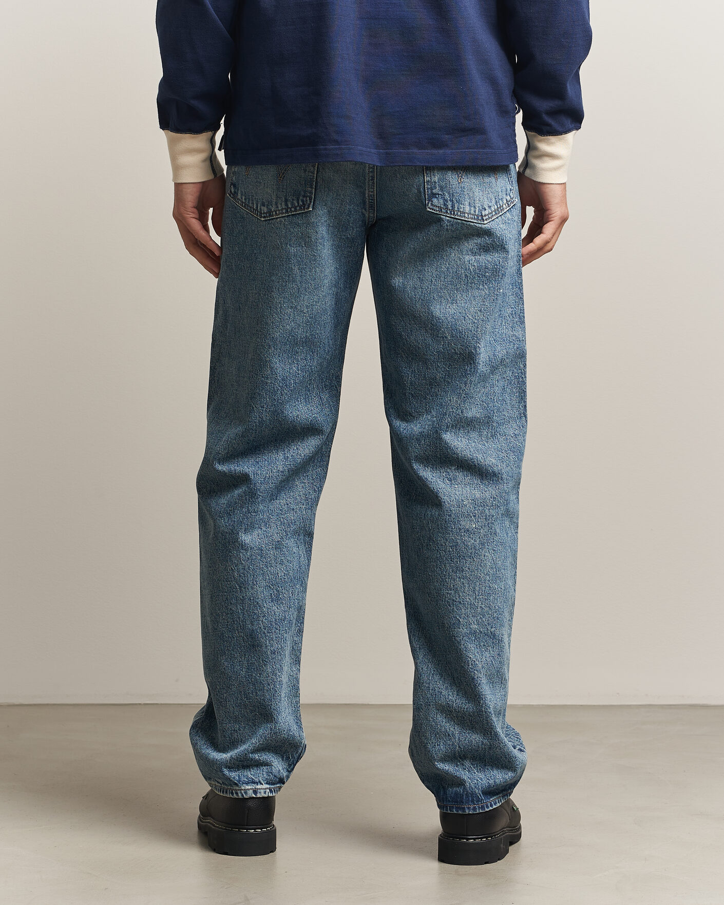 Homme | Pantalons | EDWIN | Loose Straight Rainbow Selvage Jeans Mid Used