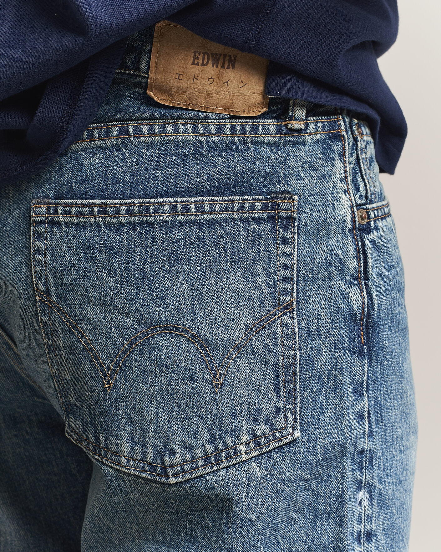 Homme | Pantalons | EDWIN | Loose Straight Rainbow Selvage Jeans Mid Used