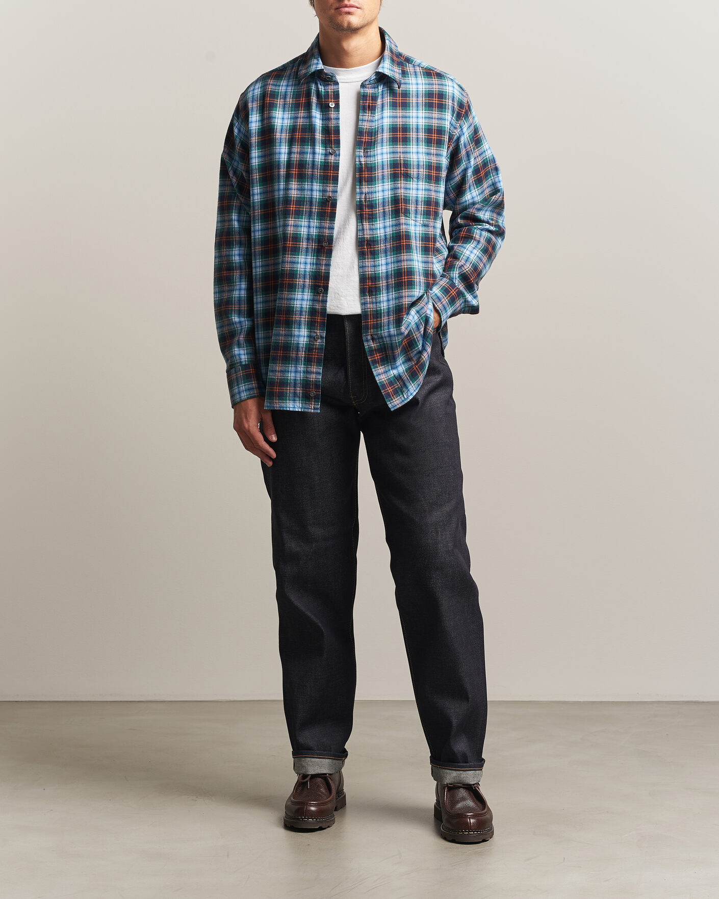 Homme | Pantalons | EDWIN | Loose Straight Rainbow Selvage Jeans Unwashed