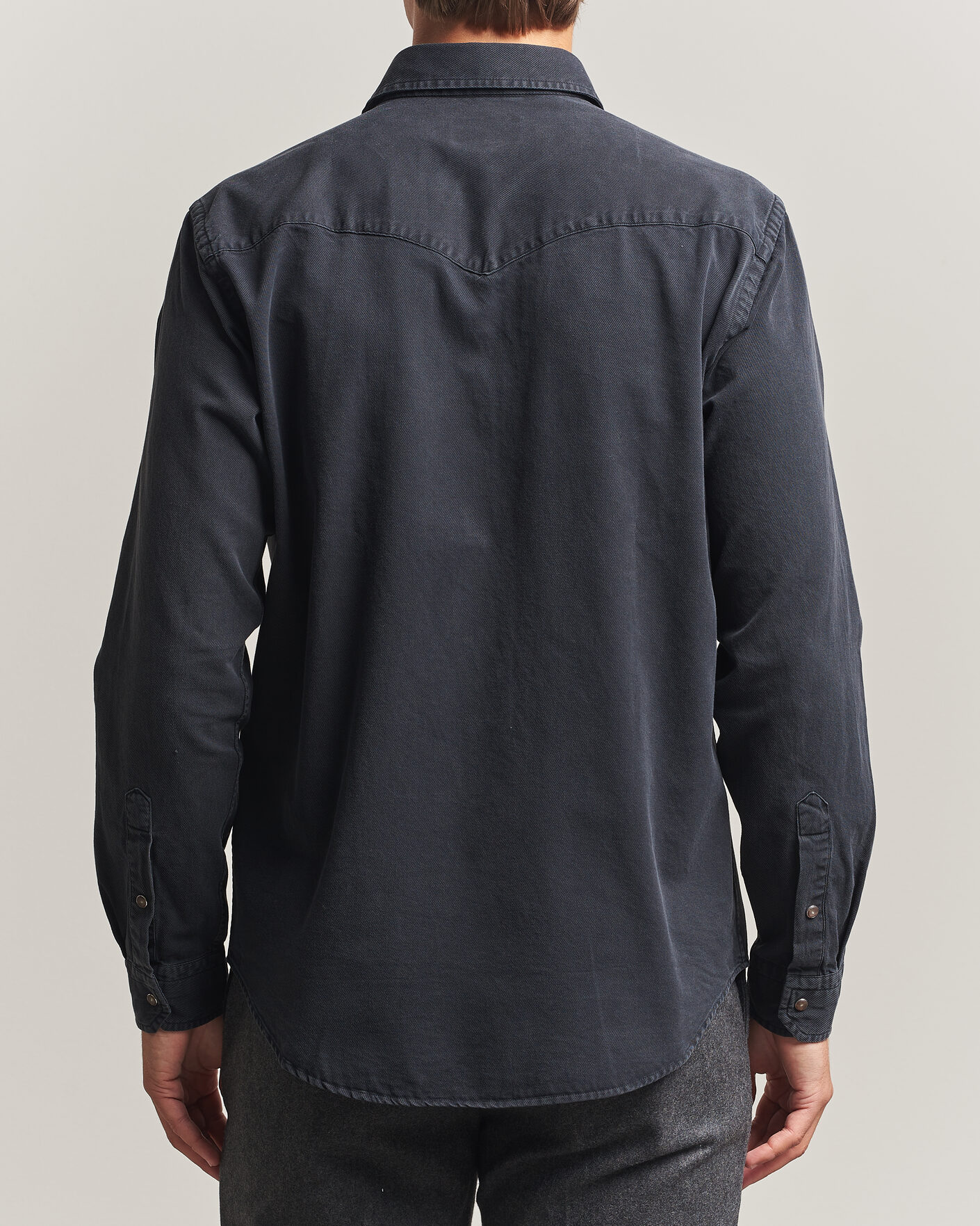 Homme | Chemises | Eton | Indigo Western Shirt Black