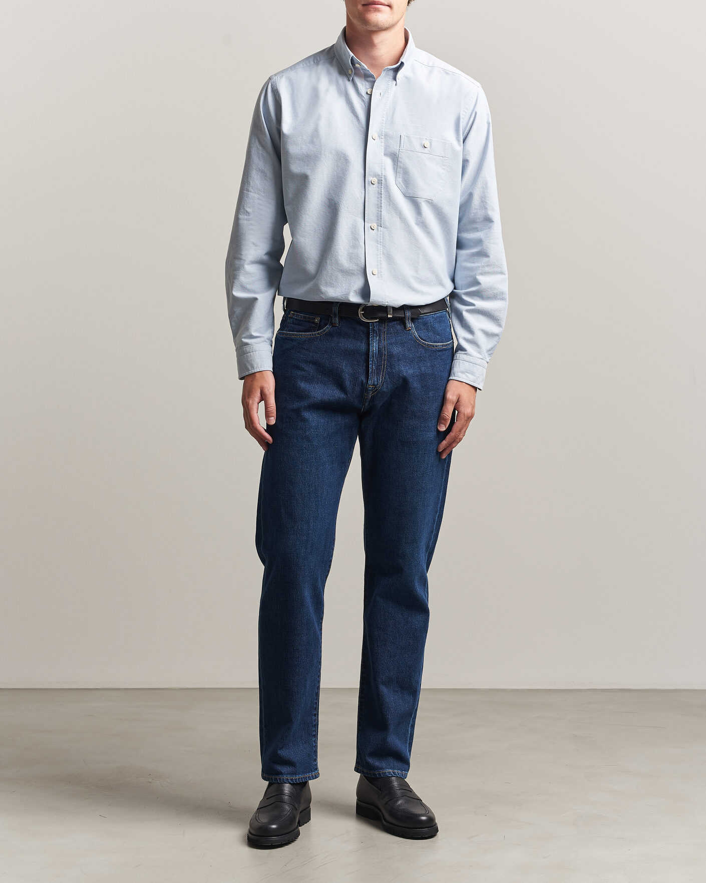 Homme | Chemises | Eton | Regular Fit Ivy Oxford Shirt Light Blue