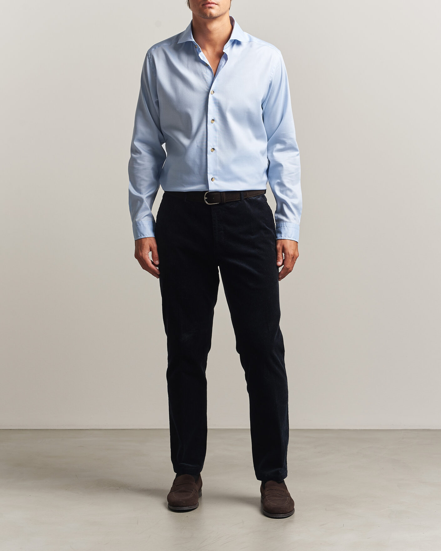 Homme | Chemises | Eton | Signature Oxford Shirt Light Blue