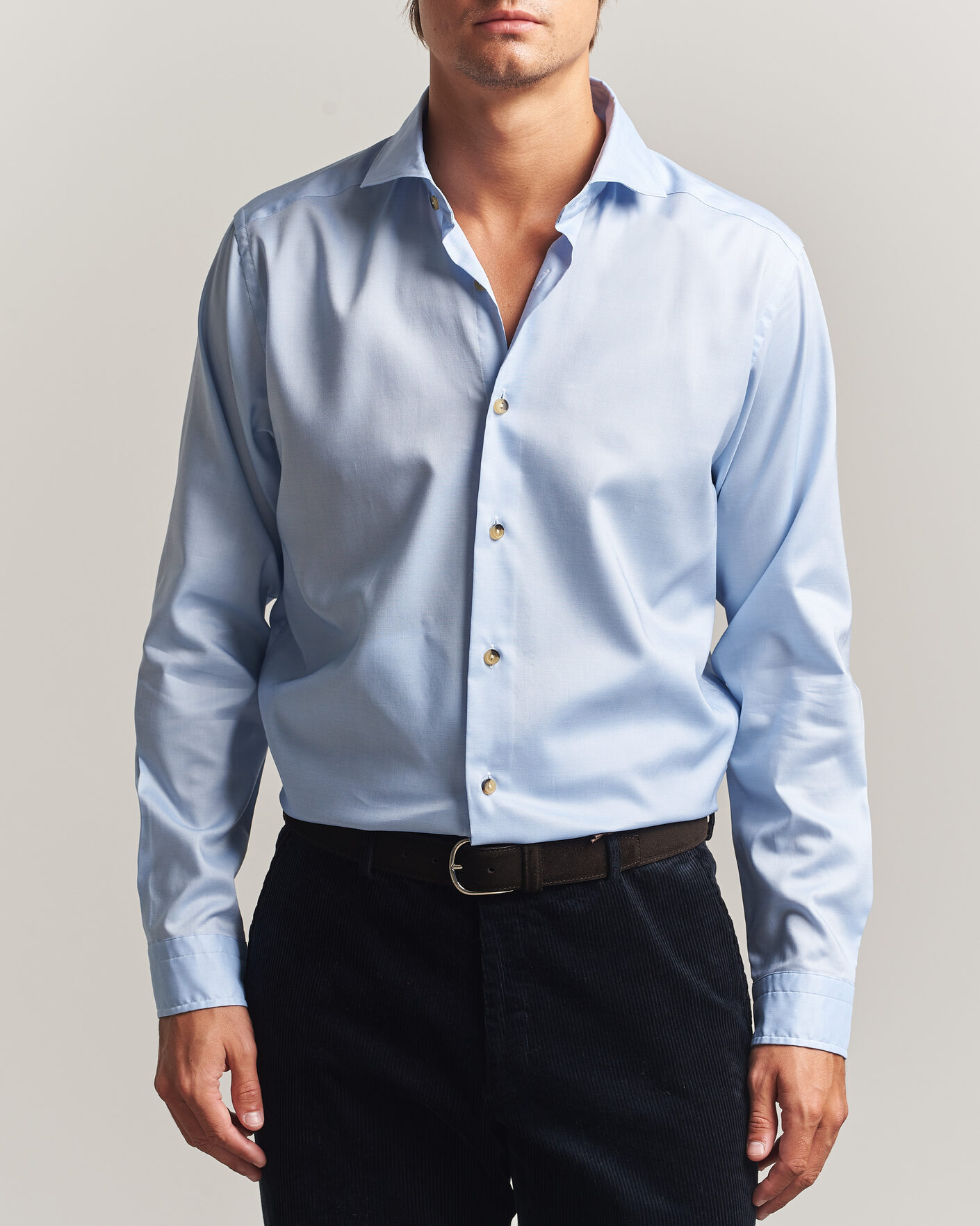Homme | Chemises | Eton | Signature Oxford Shirt Light Blue