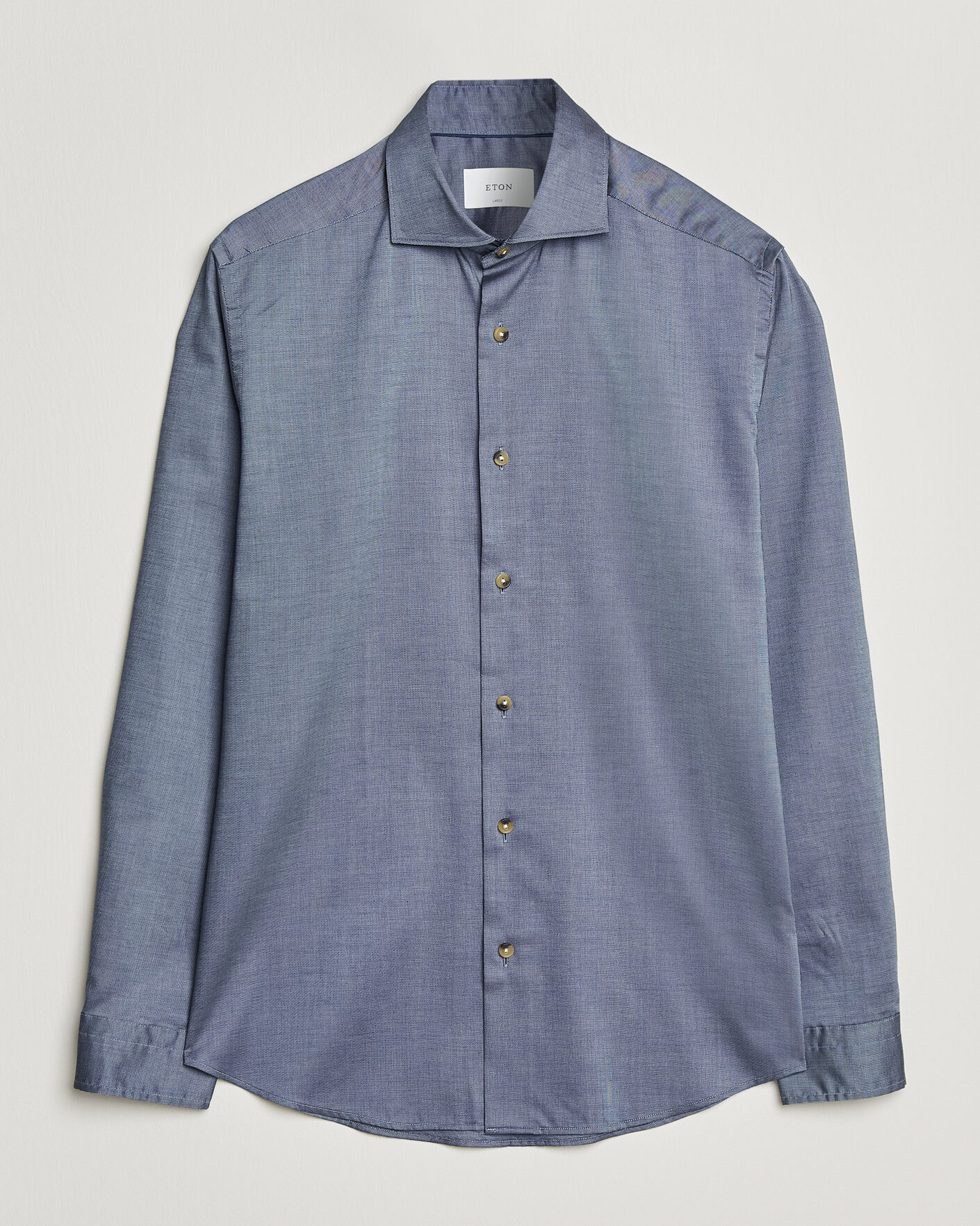 Homme | Chemises | Eton | Signature Oxford Shirt Blue