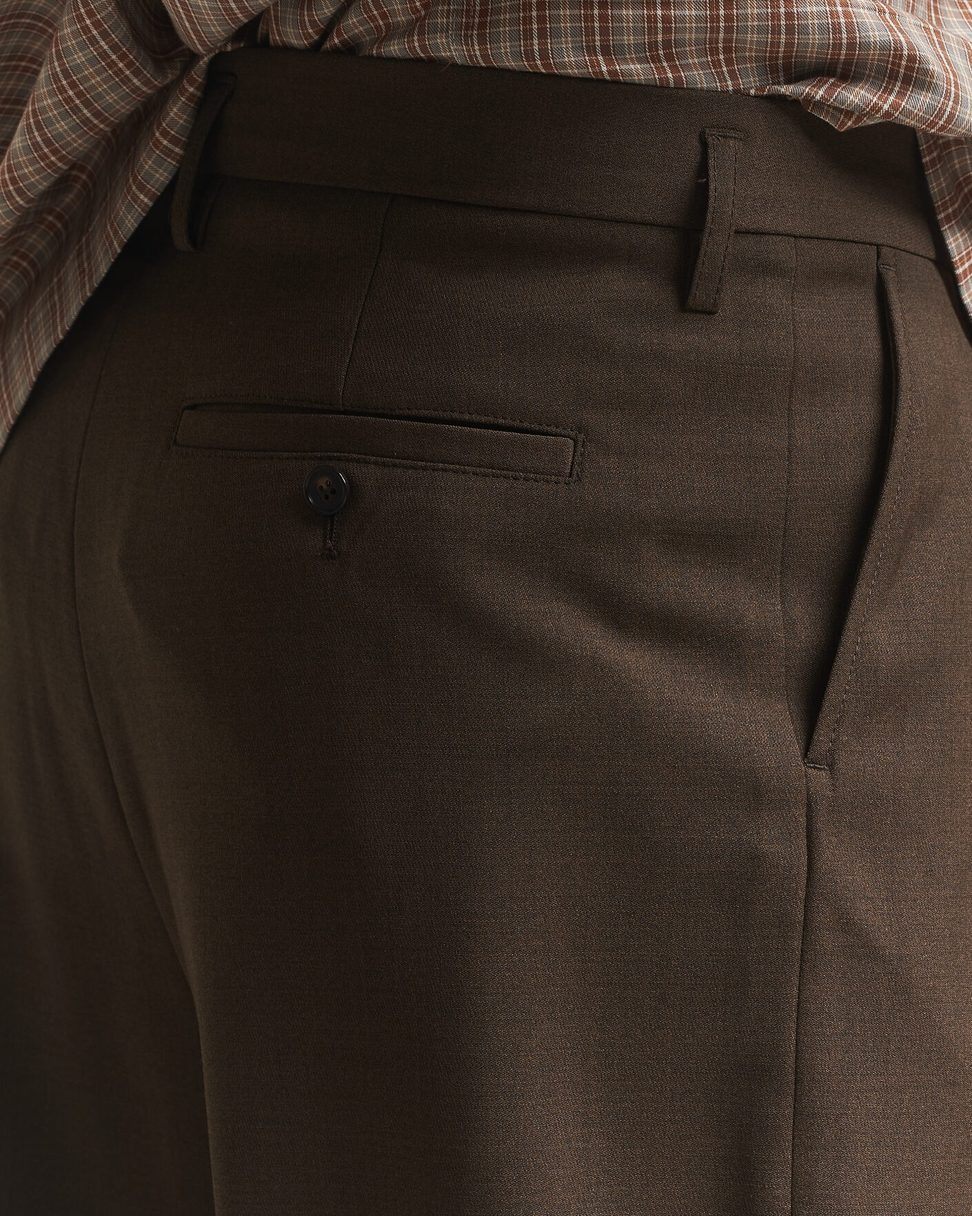 Homme | Pantalons | Filippa K | Milo Wide Wool Trousers Walnut Brown