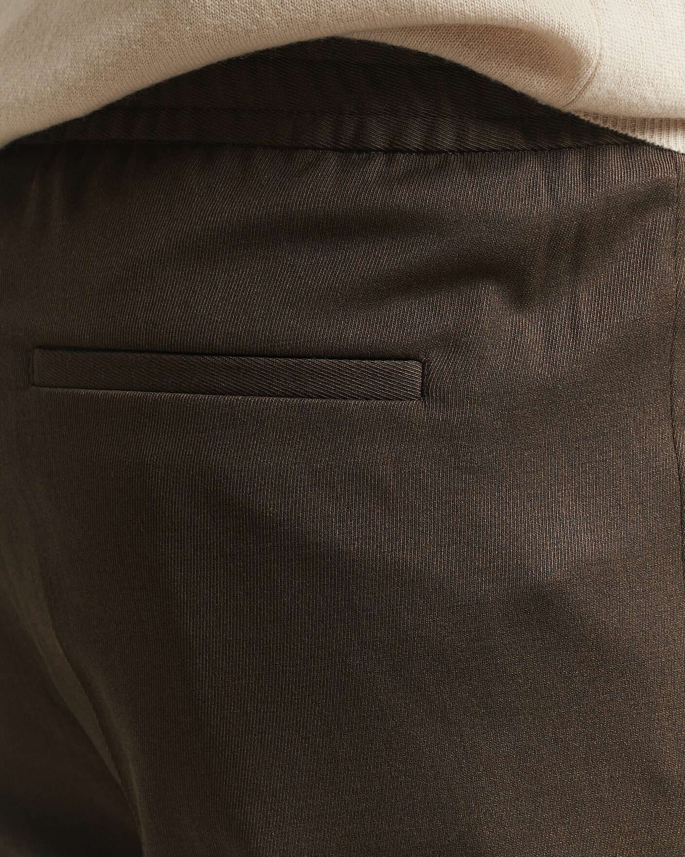 Homme | Pantalons | Filippa K | Theo Relaxed Wool Trousers Walnut Brown