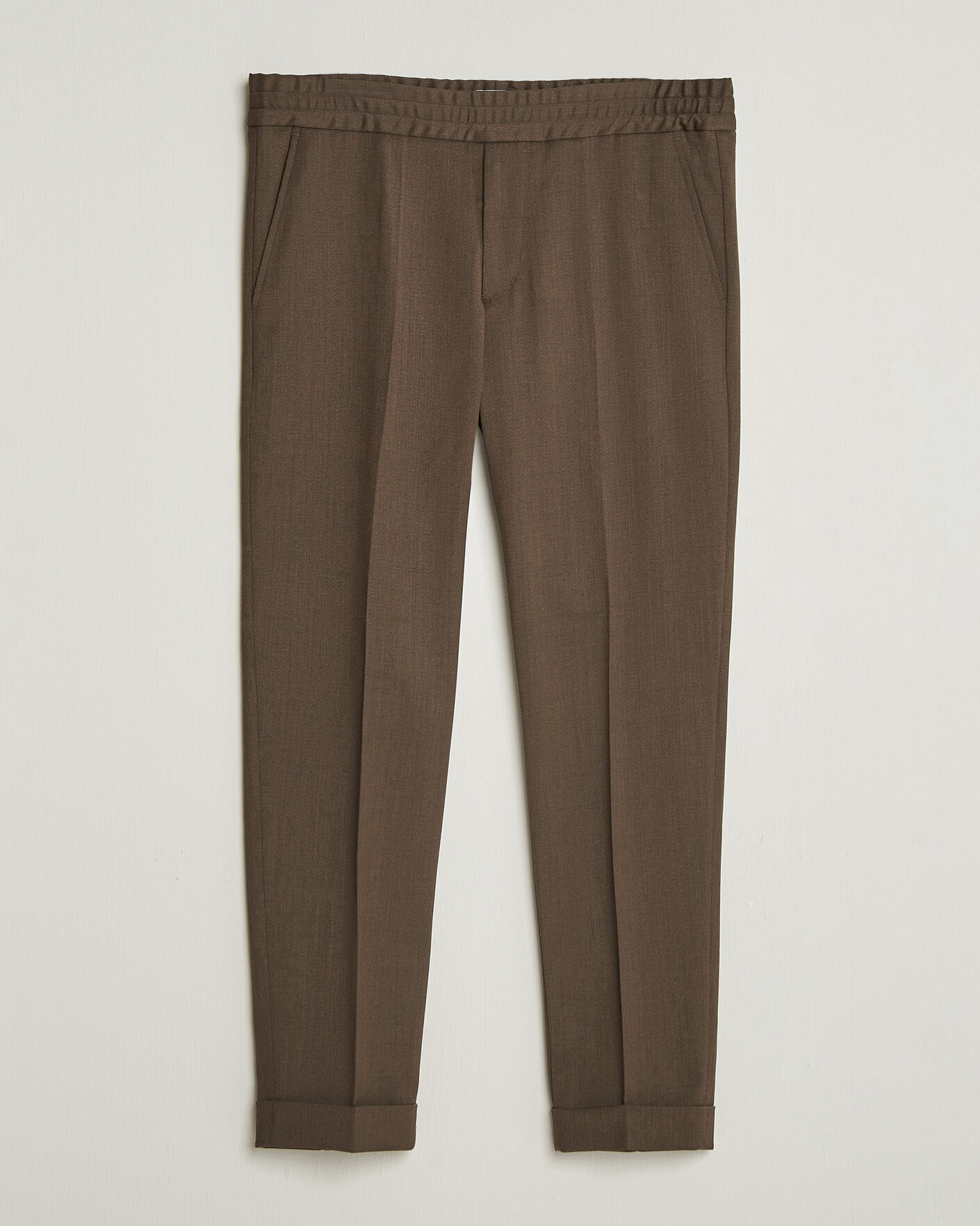 Homme | Pantalons | Filippa K | Terry Wool Trousers Walnut Brown